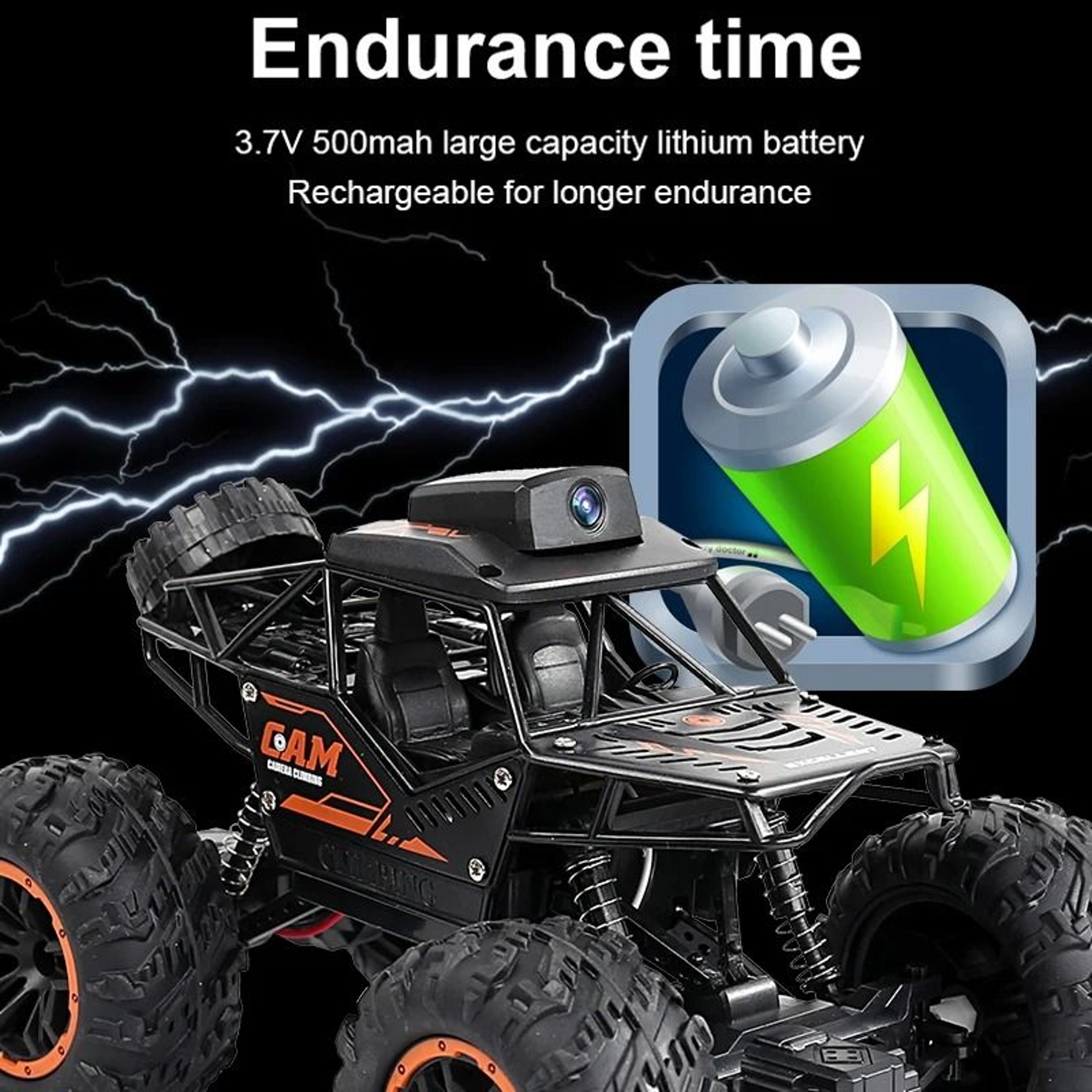 RC Car With HD Camera And WiFi FPV Remote Control Stunt SUV 1