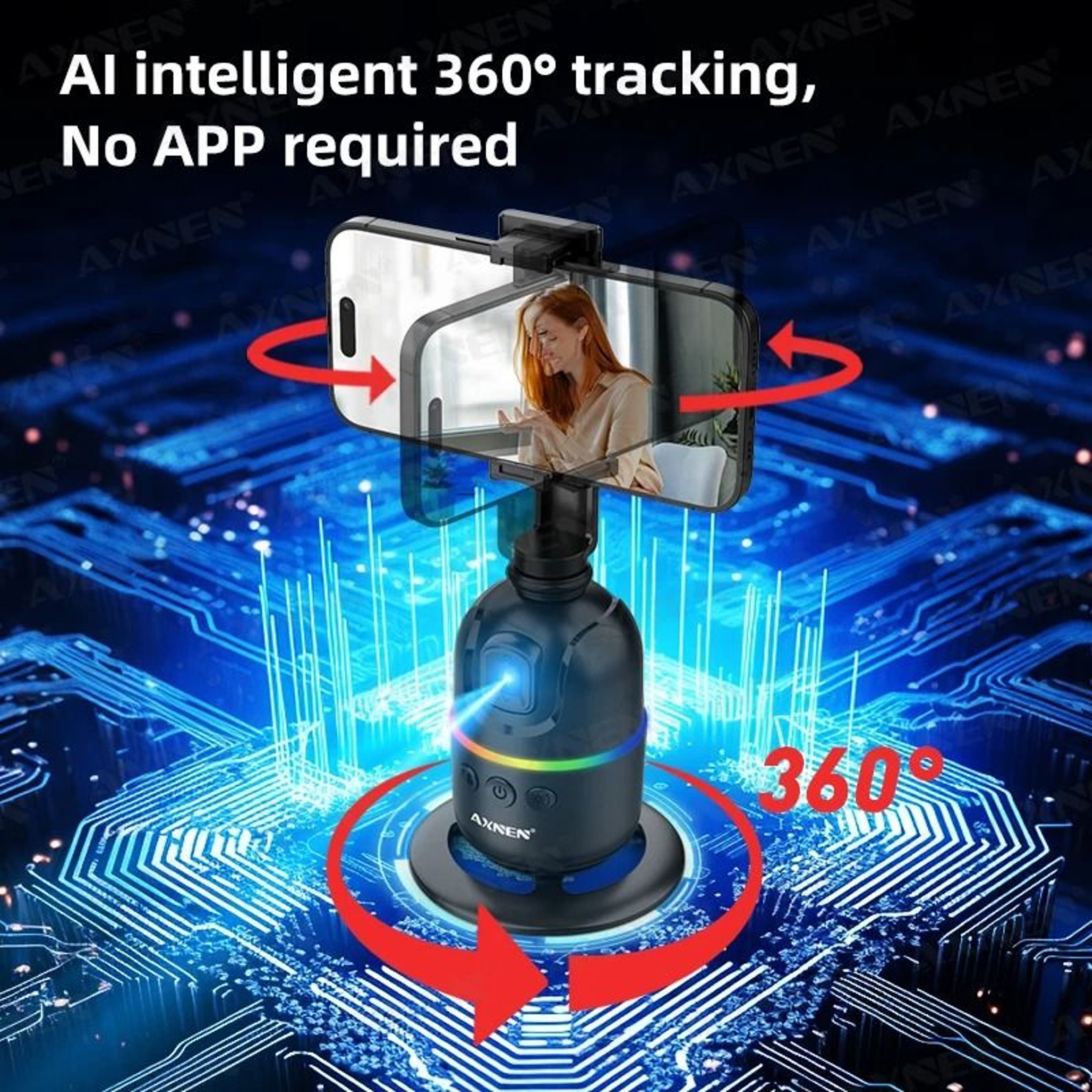 Smart Auto Face Tracking Gimbal With 360 Rotation For Smartphone And Camera 1