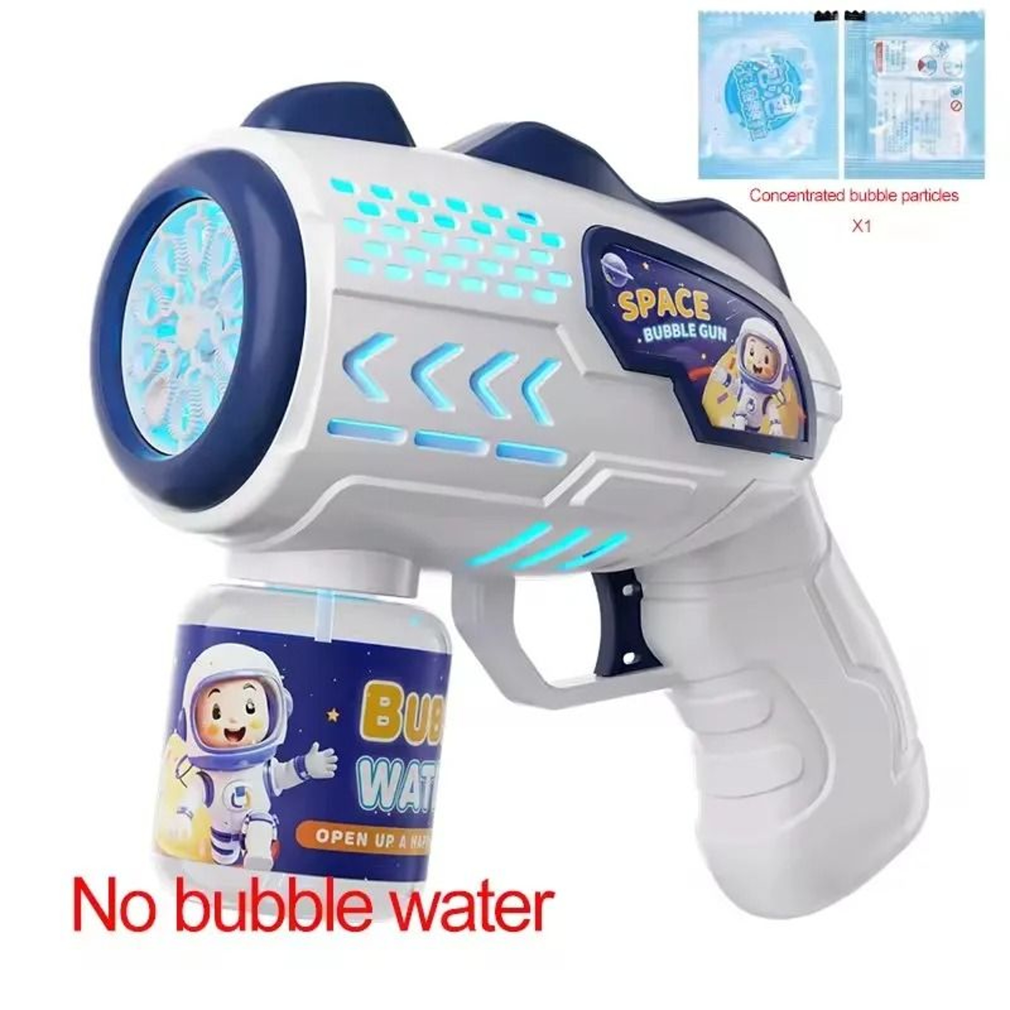 Automatic Bubble Gun Rocket Bubble Blower For Kids 15