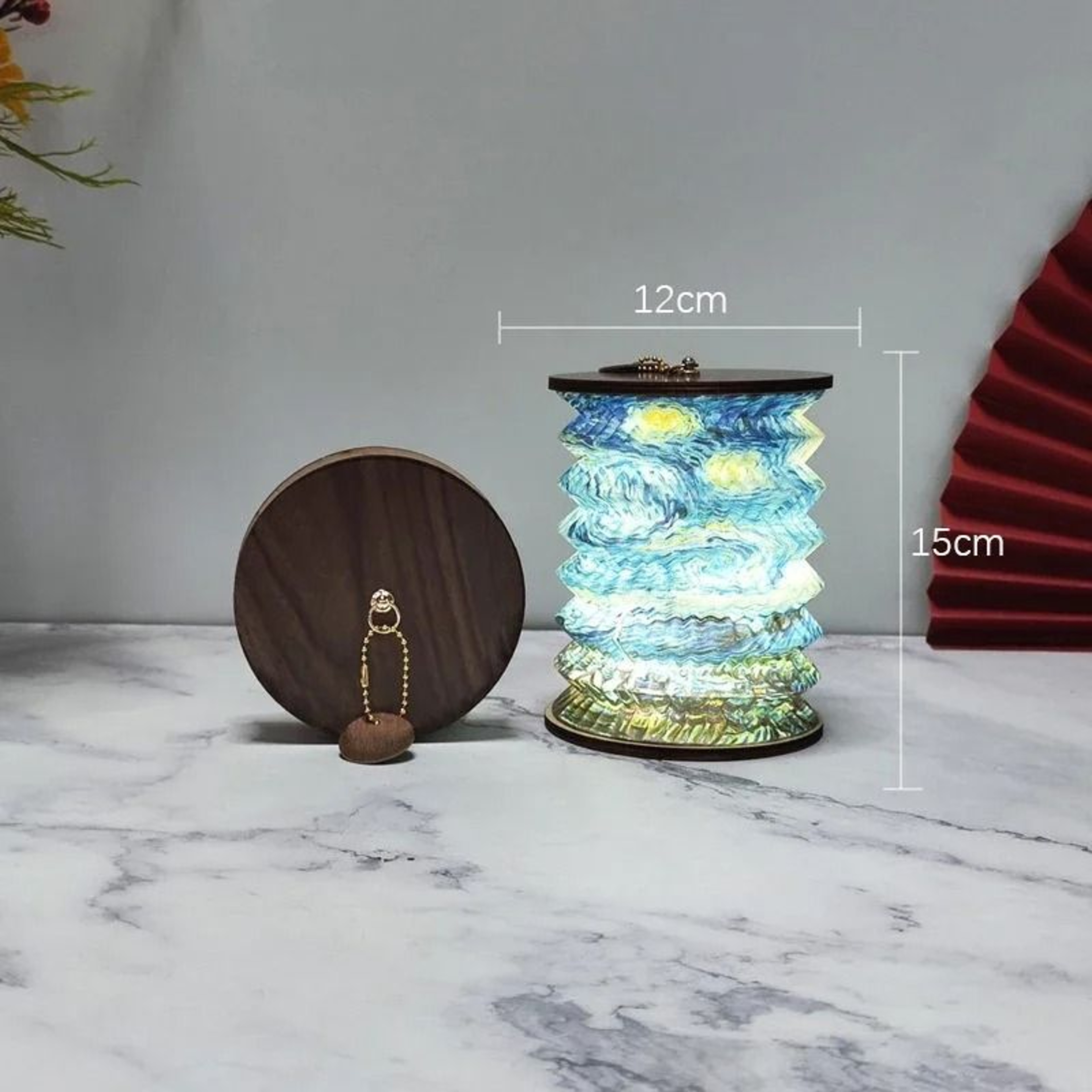 Foldable Touch Dimmable Table Lamp USB Rechargeable Lantern 9