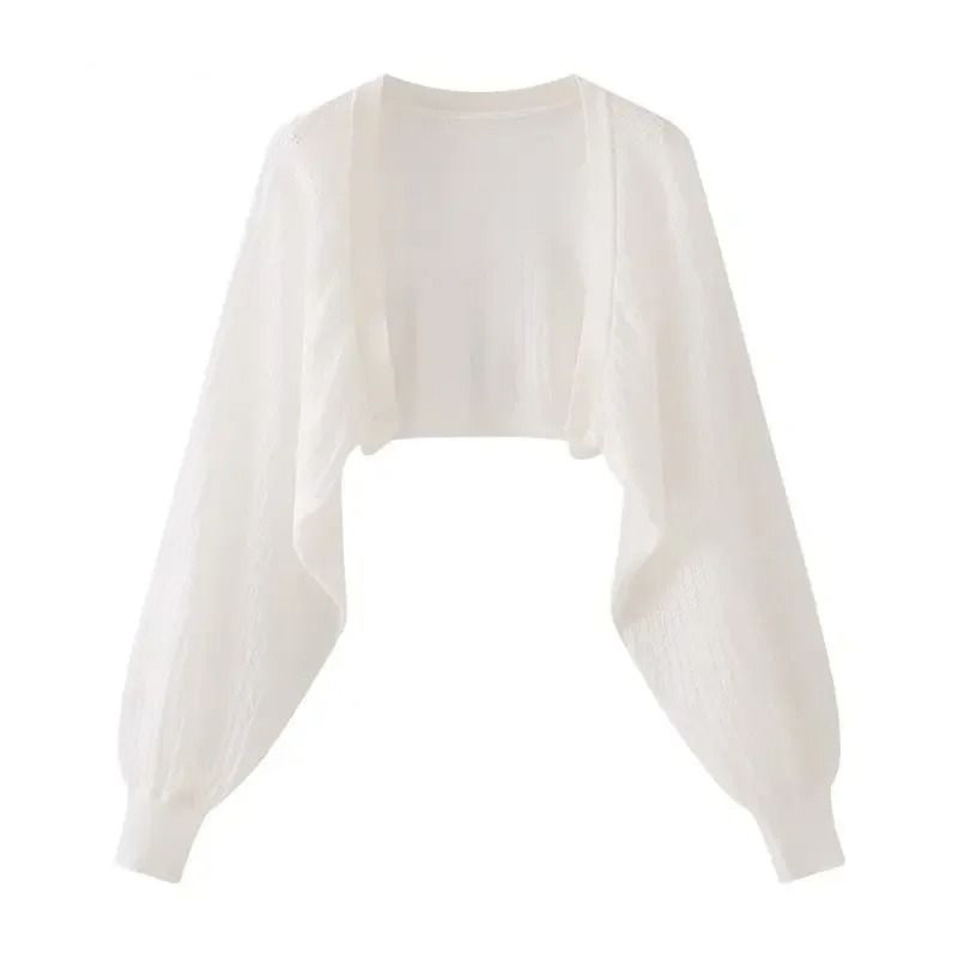 Womens Ice Silk Knitted Cardigan Top 1