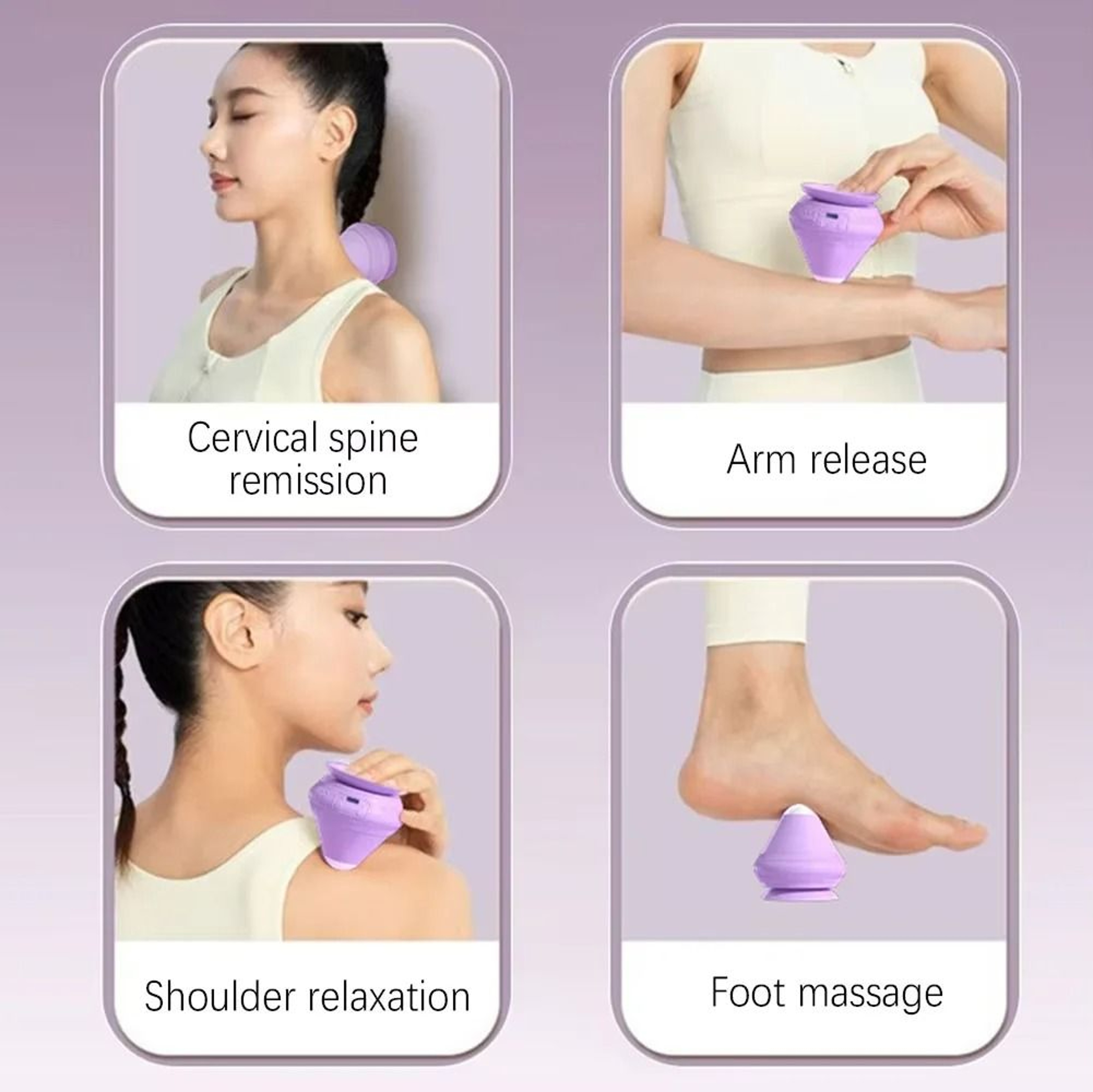 Wall Mounted Fascia Cone Suction Massager 5