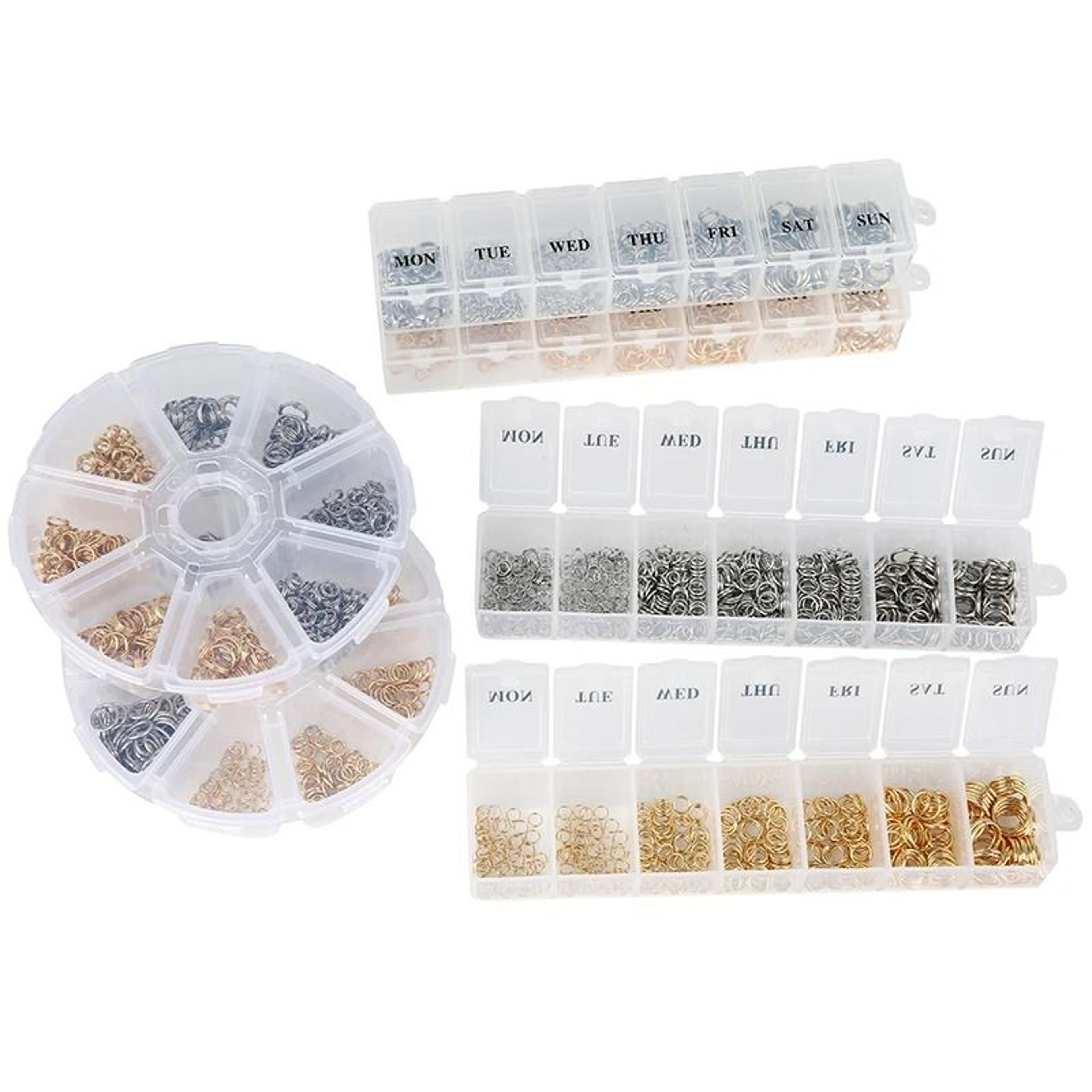 Jewelry Making Kit With Jump Rings Clasps And Earring Hooks 2