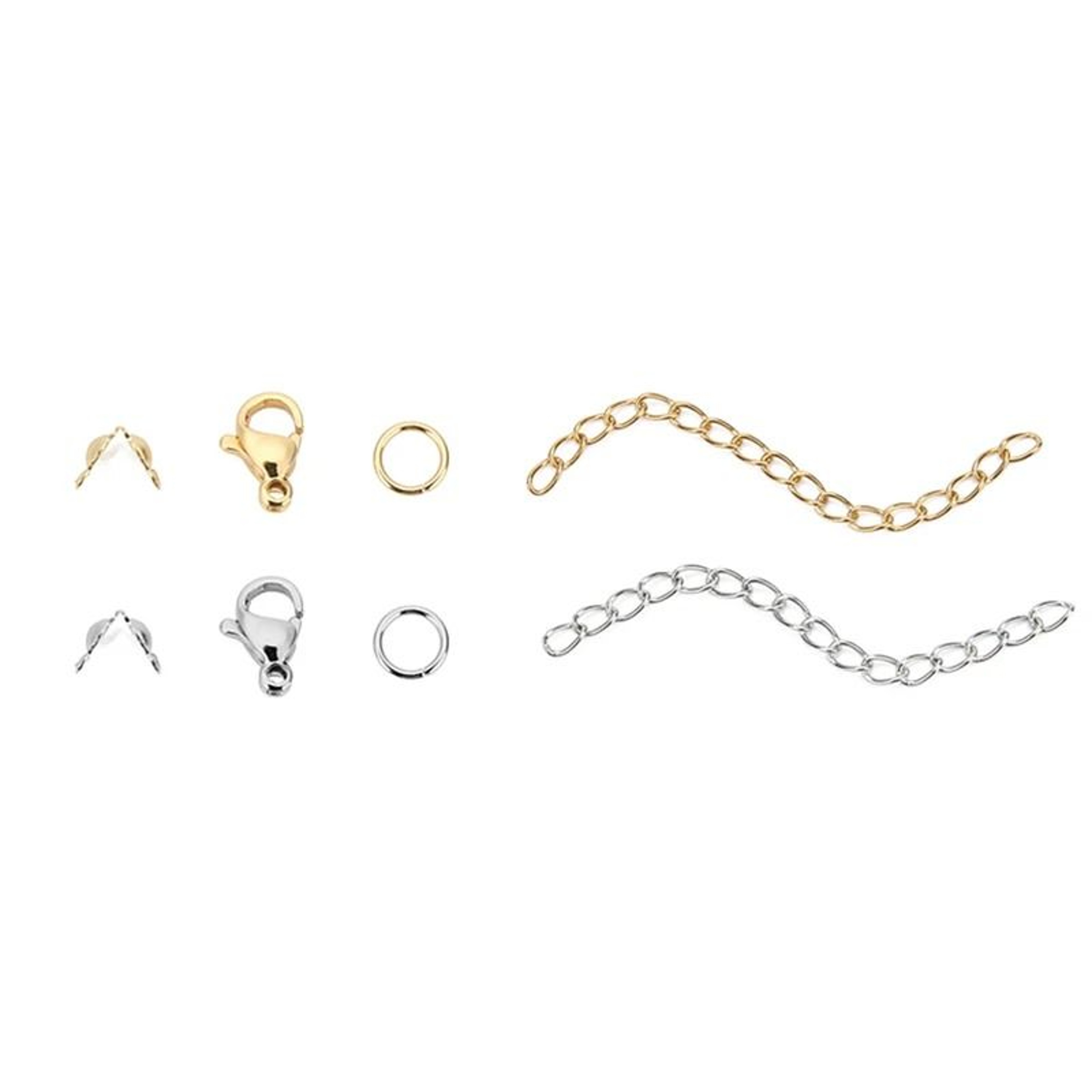 Jewelry Making Kit With Jump Rings Clasps And Earring Hooks 4