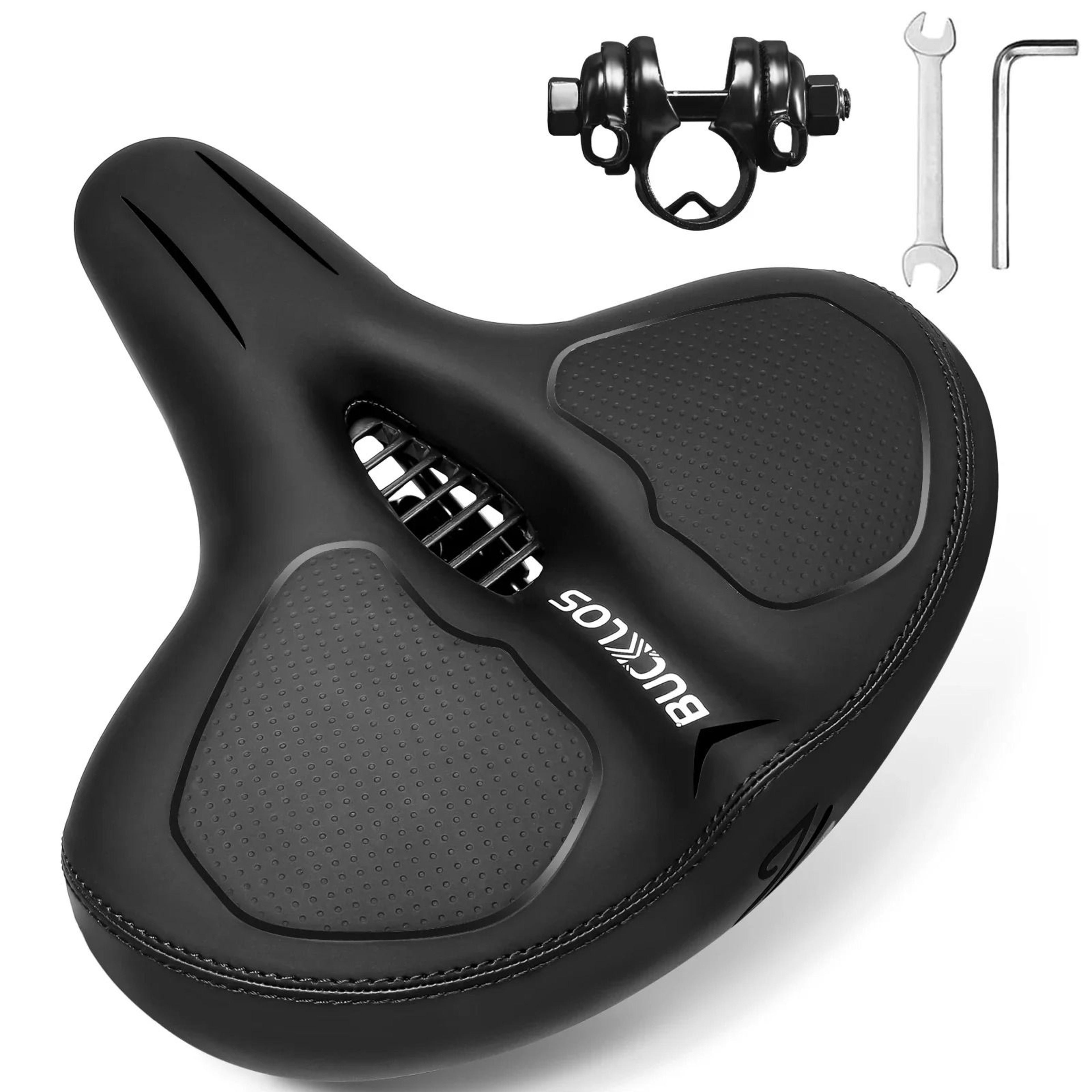 Oversized Bicycle Saddle With Shock Absorption And Soft Seat Cushion 8