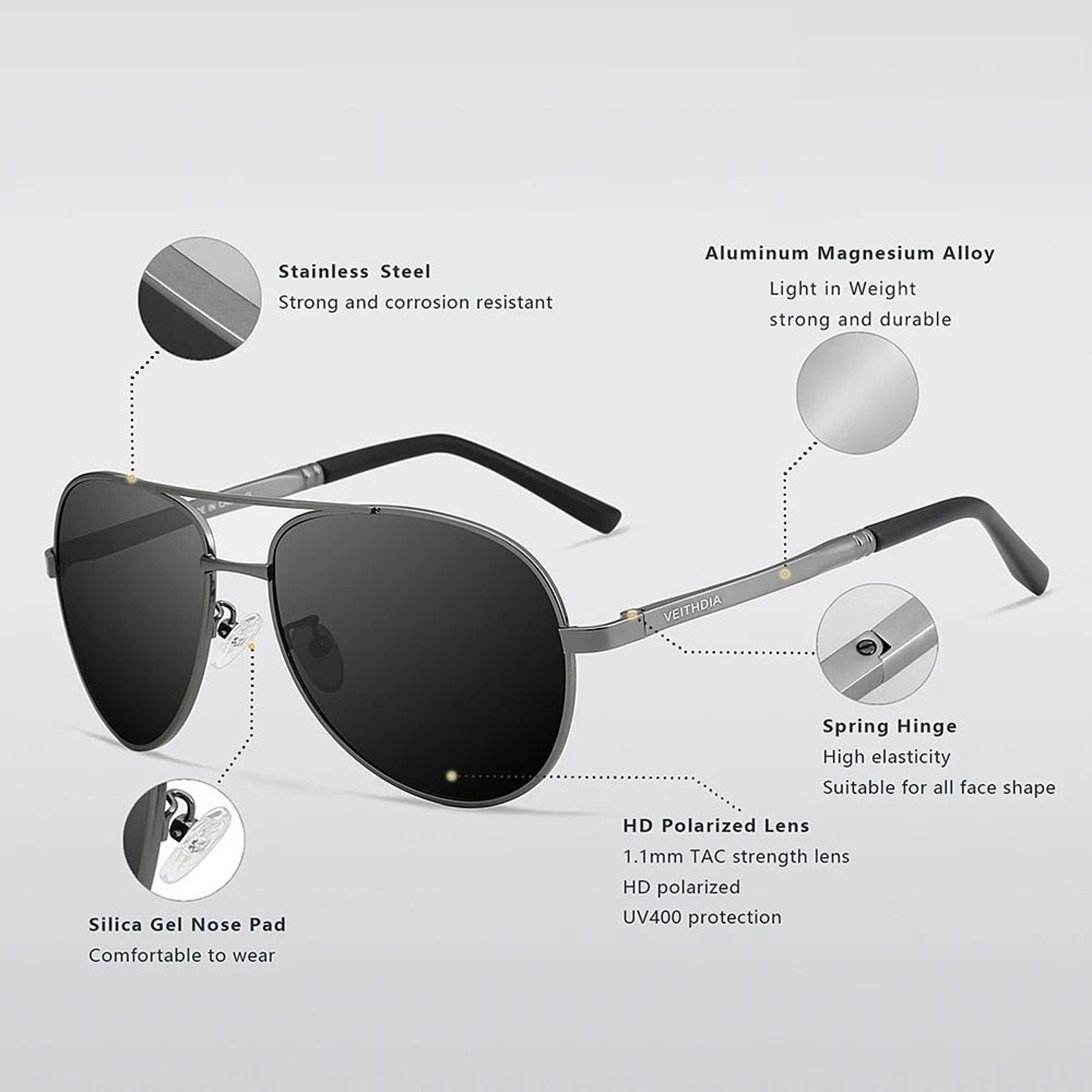 Polarized UV400 Sunglasses For Men And Women 3