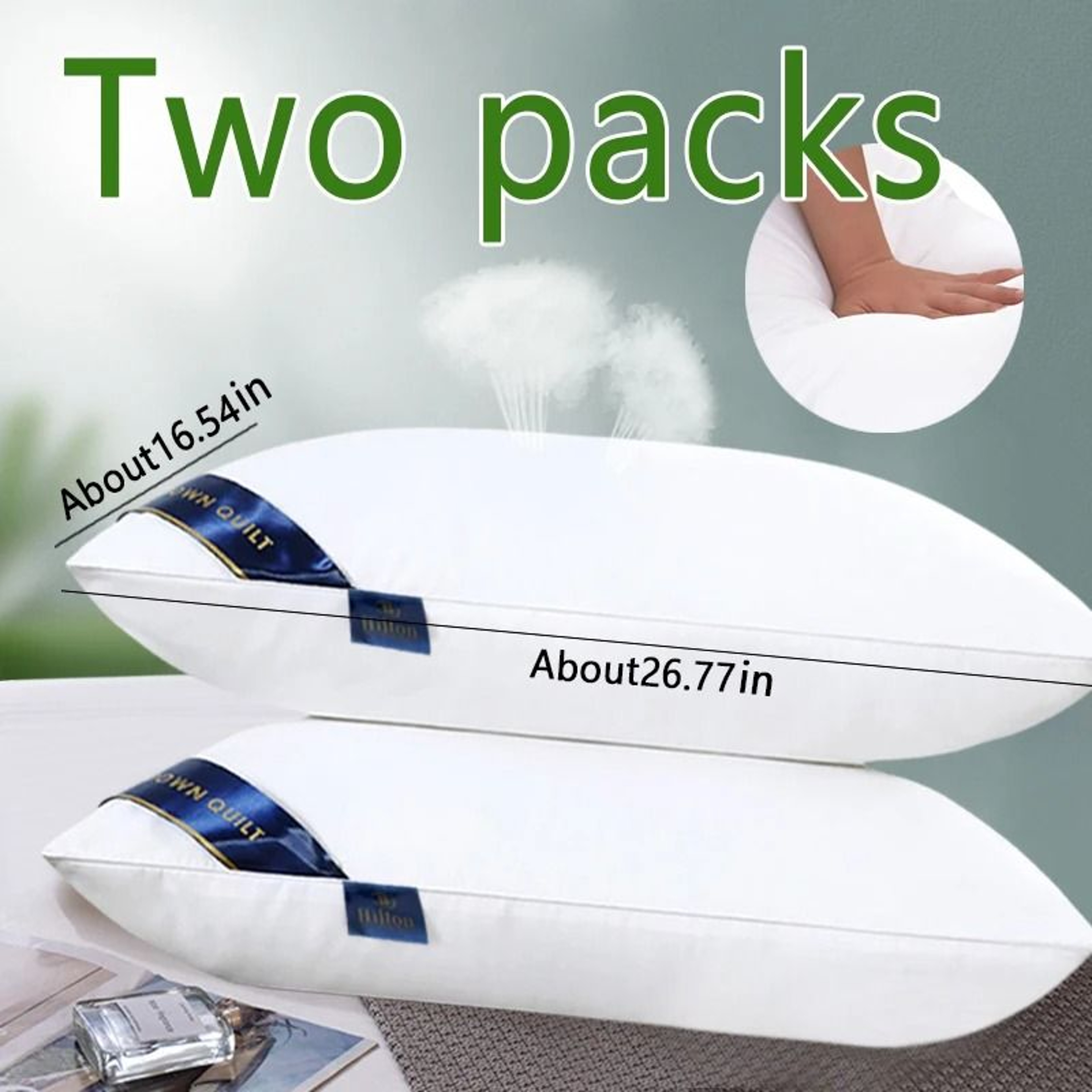 Luxury Hotel Quality Bed Pillows For Healthy Comfortable Sleep 5