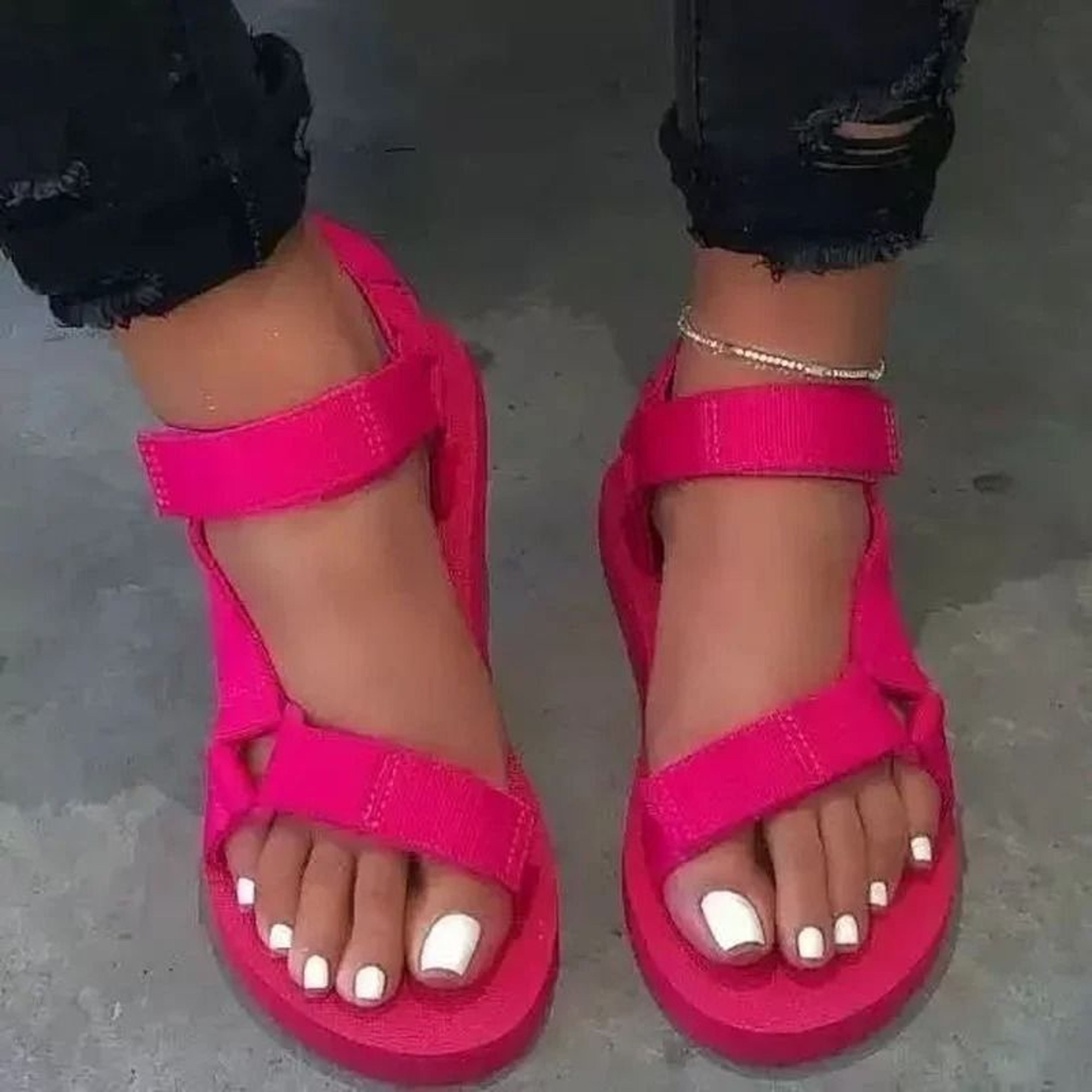 Womens Sport Platform Sandals NonSlip Outdoor Beach Flat Sandals 0