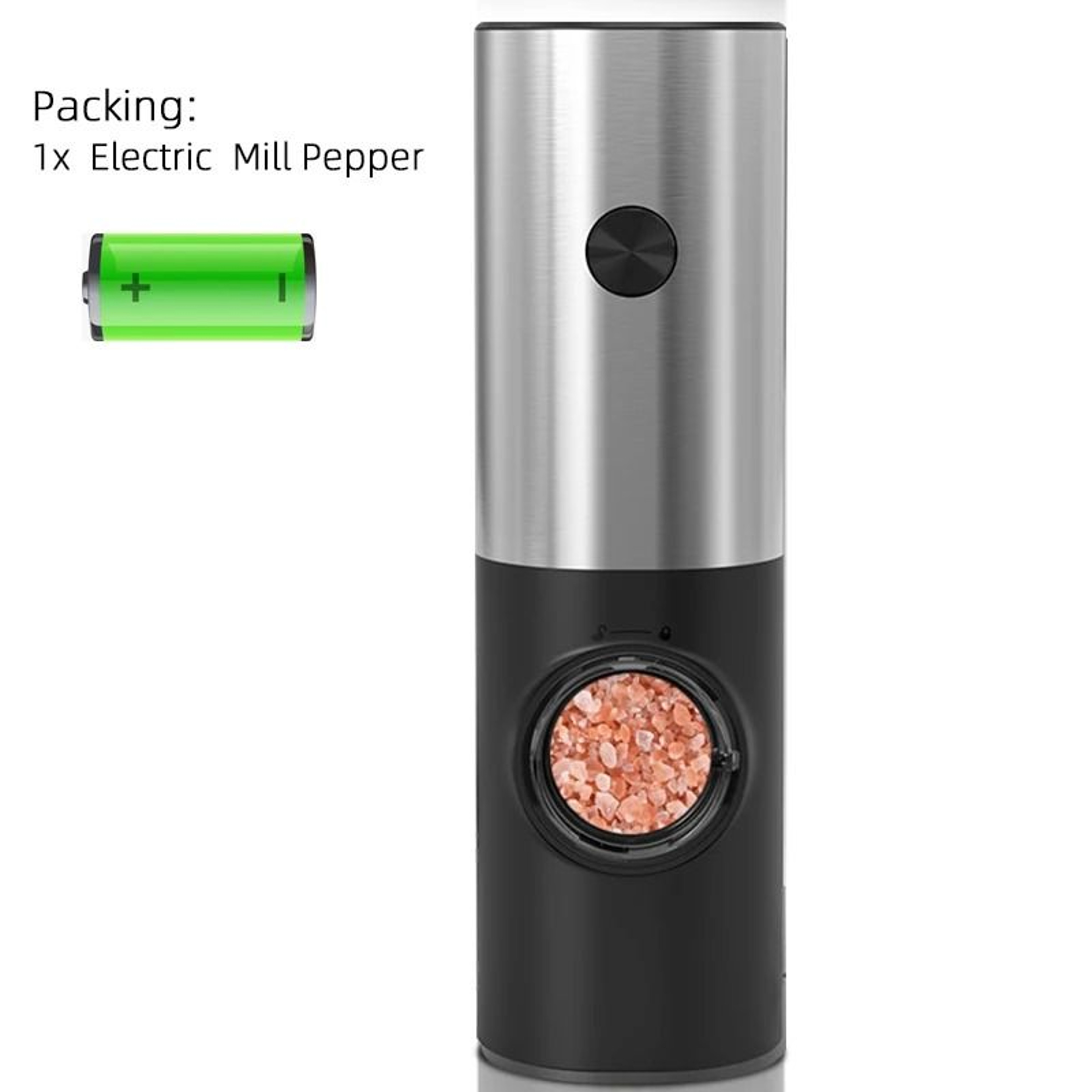 Electric Automatic Salt  Pepper Grinder With LED Light And Adjustable Coarseness 9