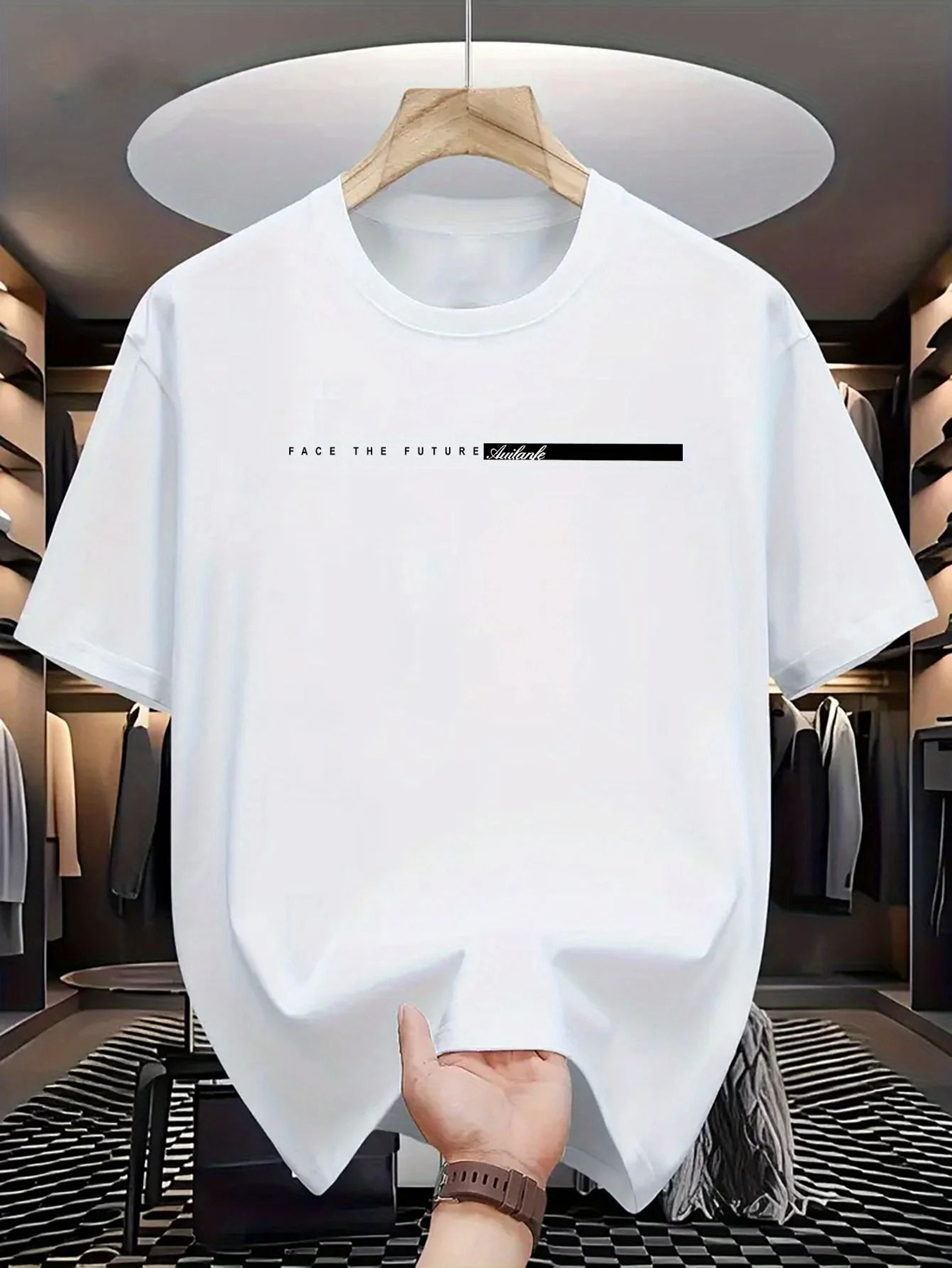 Mens Cotton Casual Loose Fit TShirt 2