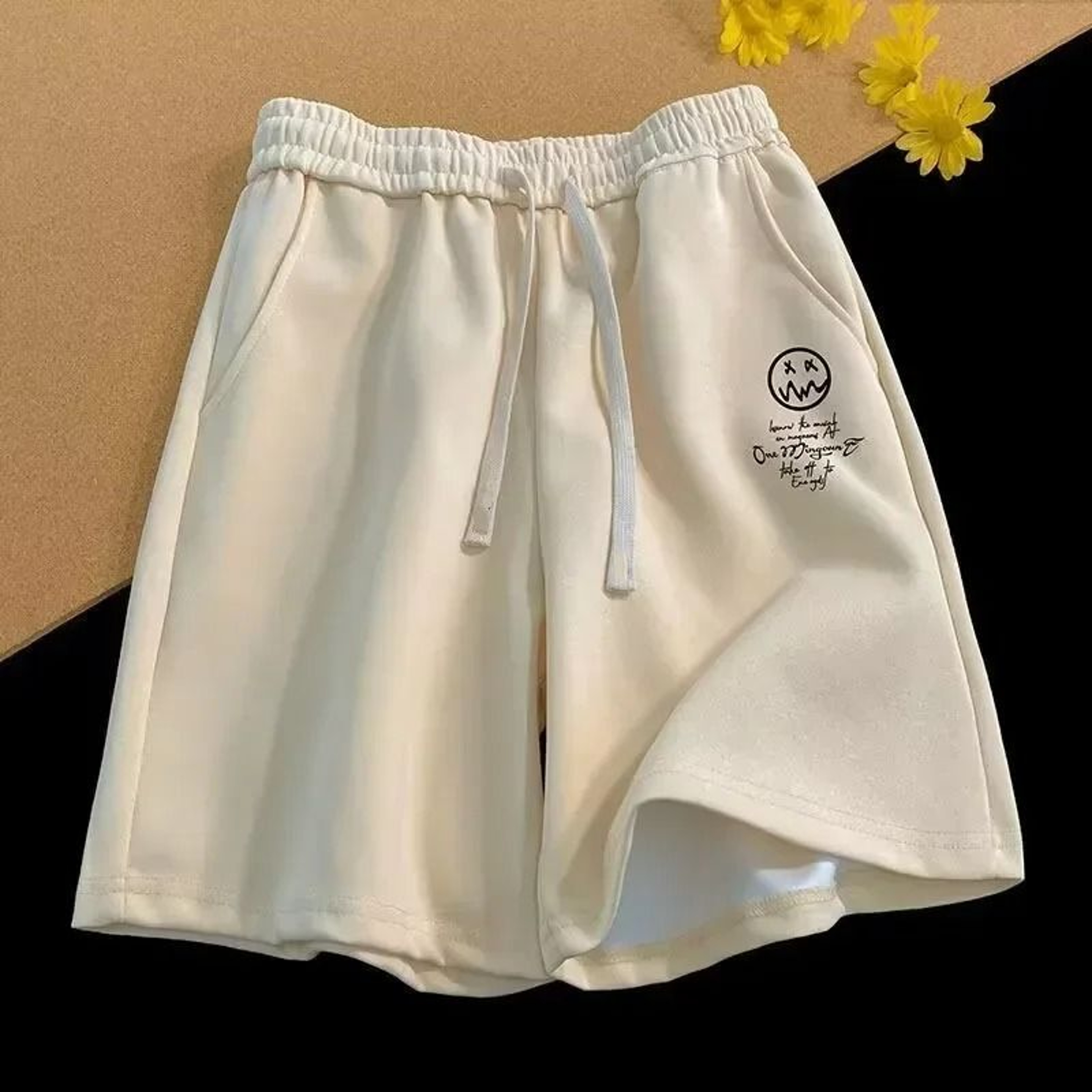 Oversized Wide Leg Sports Shorts For Men 2