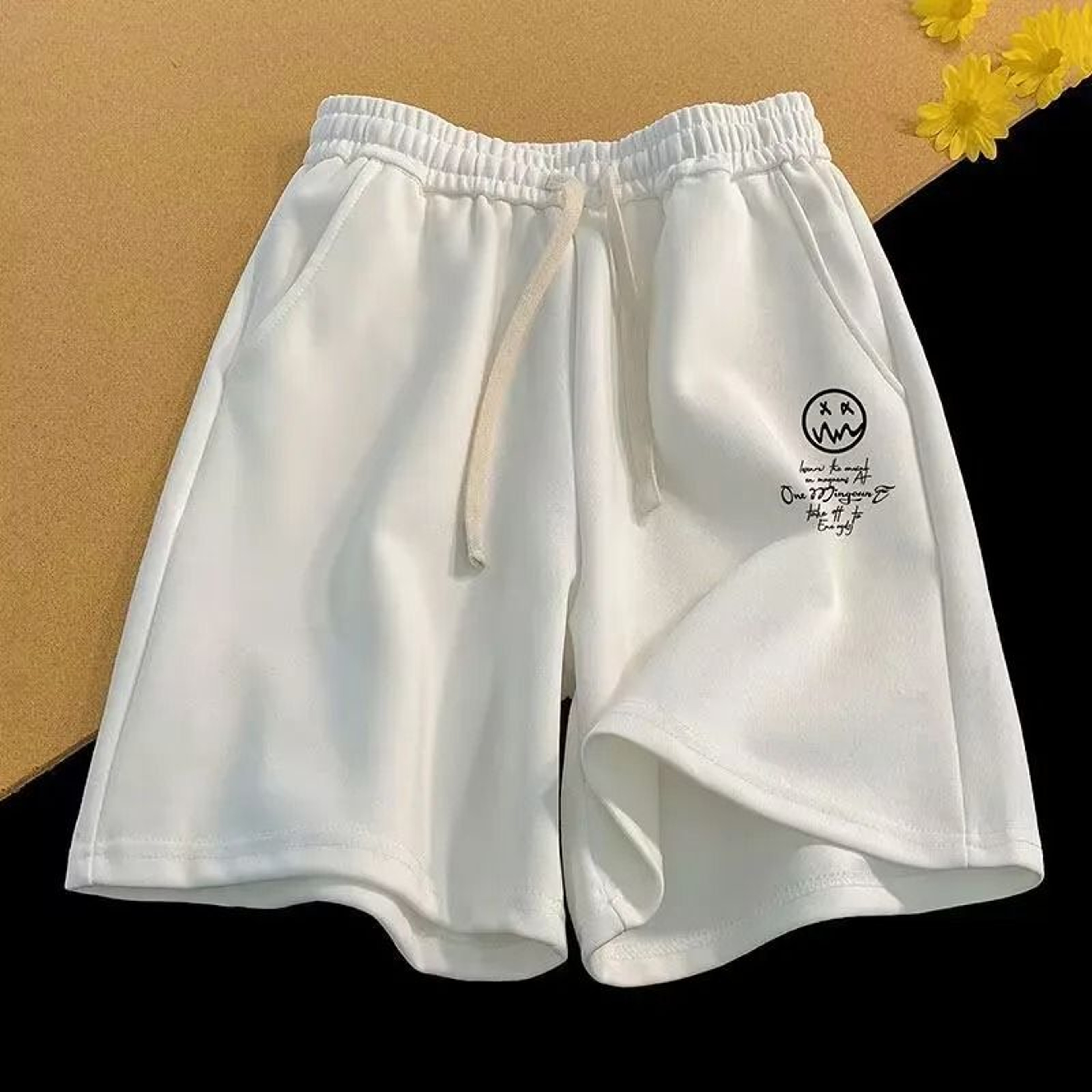 Oversized Wide Leg Sports Shorts For Men 7