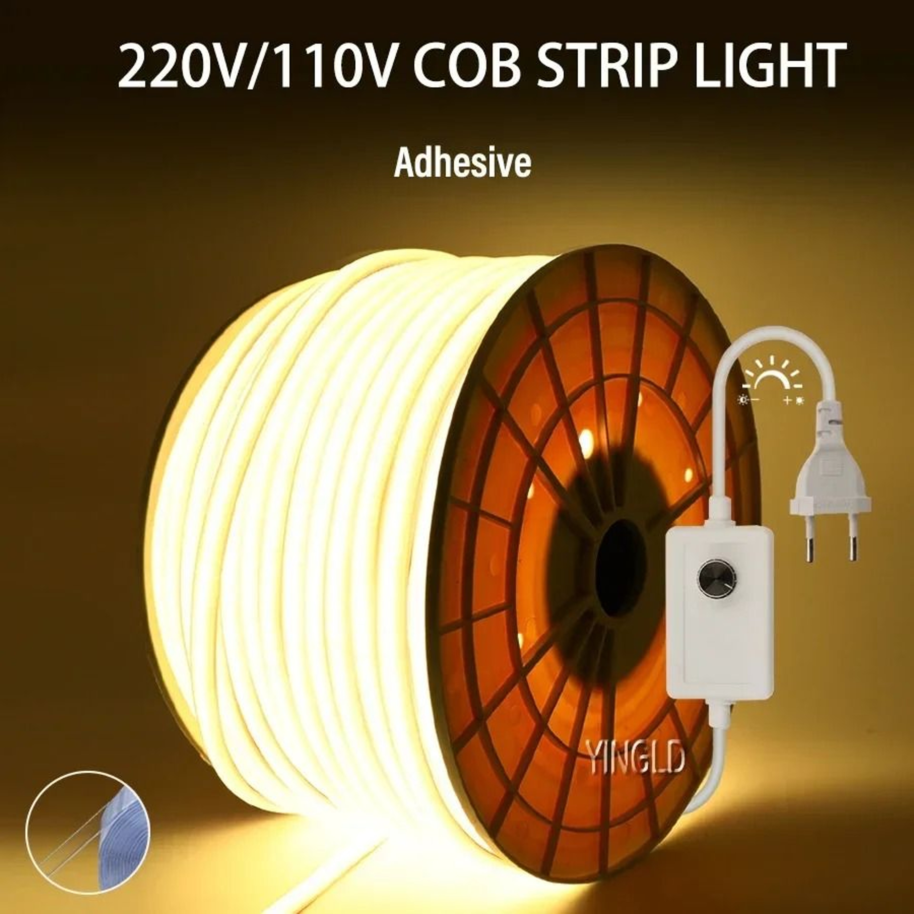 Flexible COB LED Strip Light For Indoor And Outdoor Lighting 1