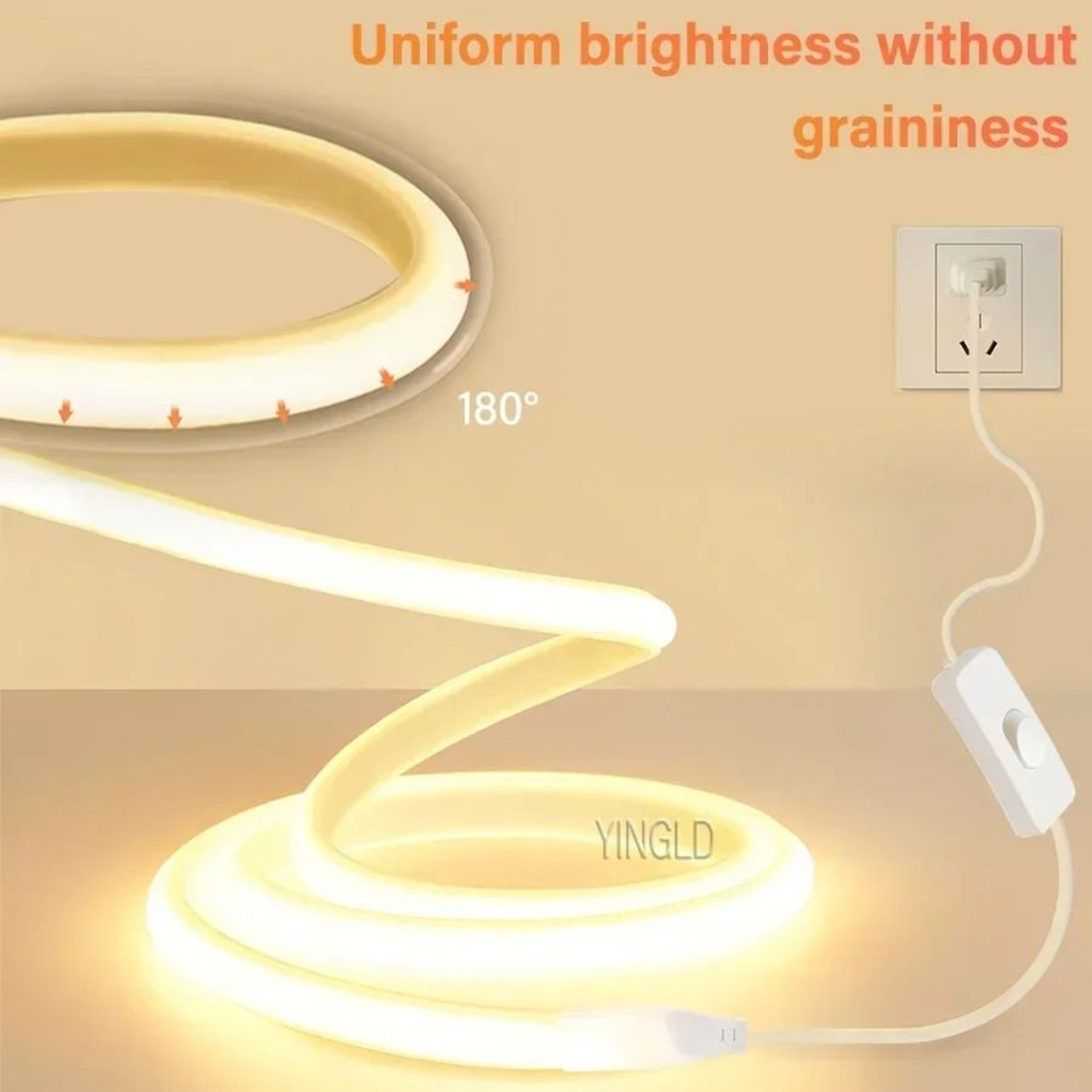 Flexible COB LED Strip Light For Indoor And Outdoor Lighting 2