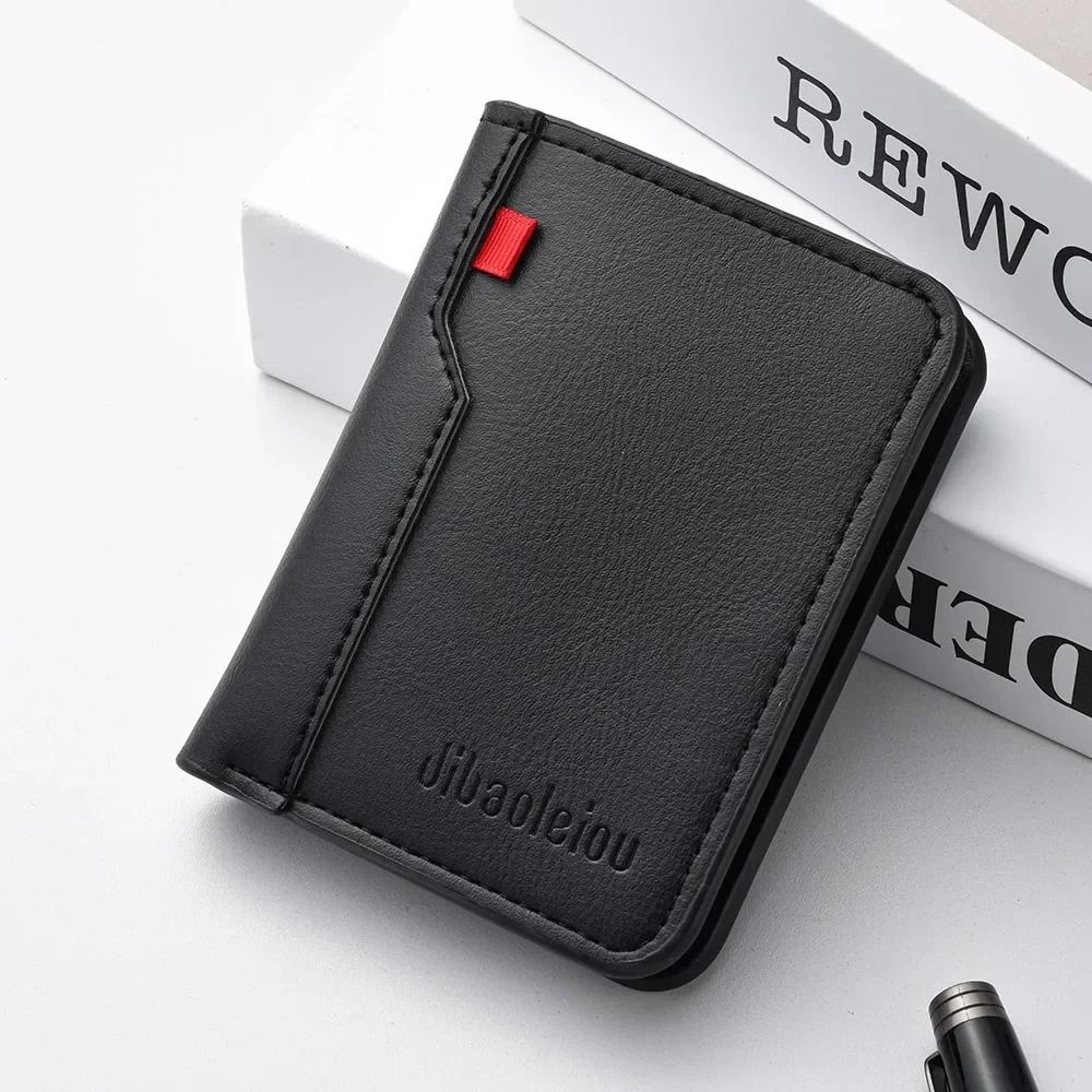 Ultra Thin PU Leather Credit Card Wallet For Men 1