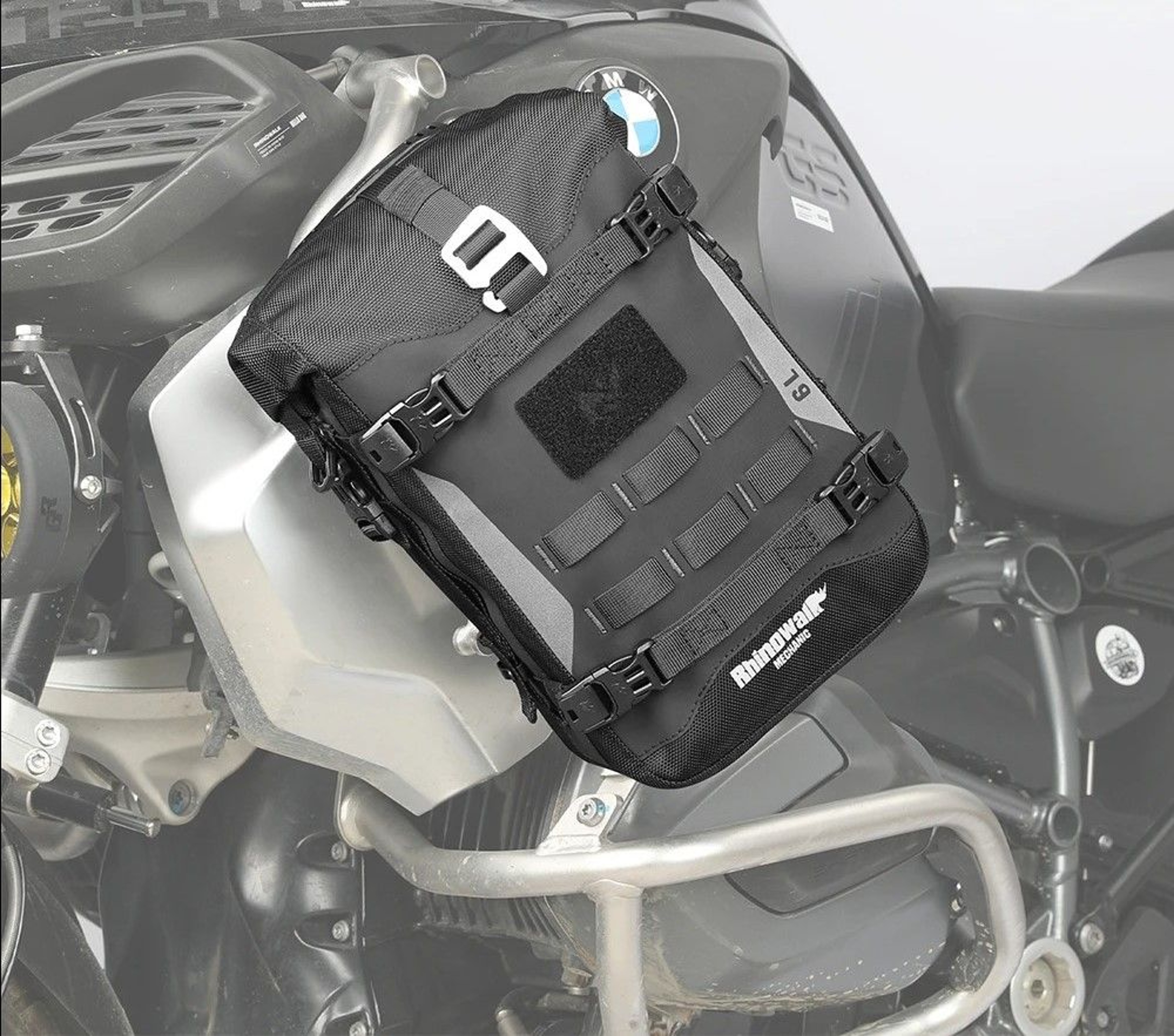 Waterproof Motorcycle Side Frame Storage Bag With Internal Support And Large Capacity 0