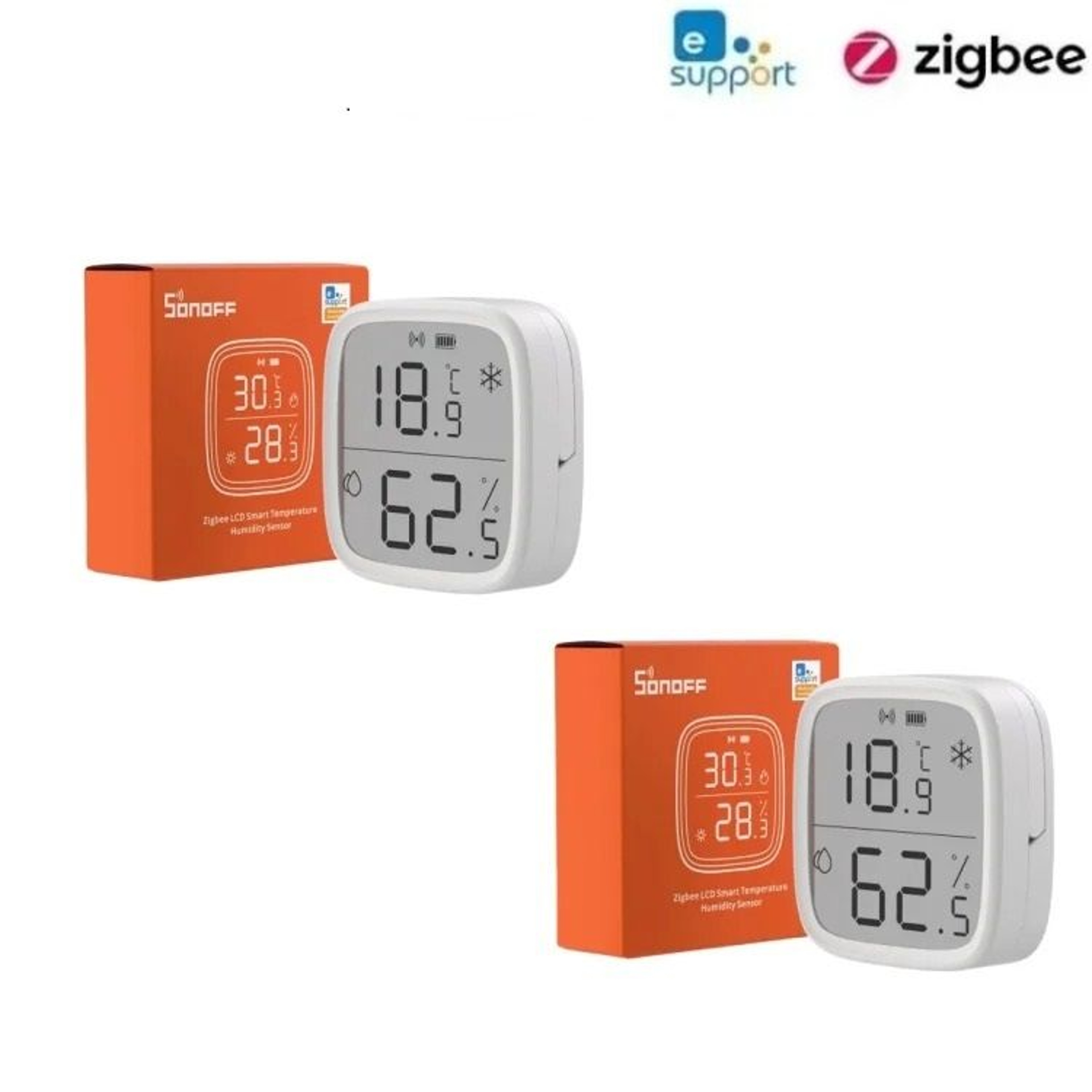 Smart Zigbee LCD Temperature And Humidity Sensor With Real Time Display 7