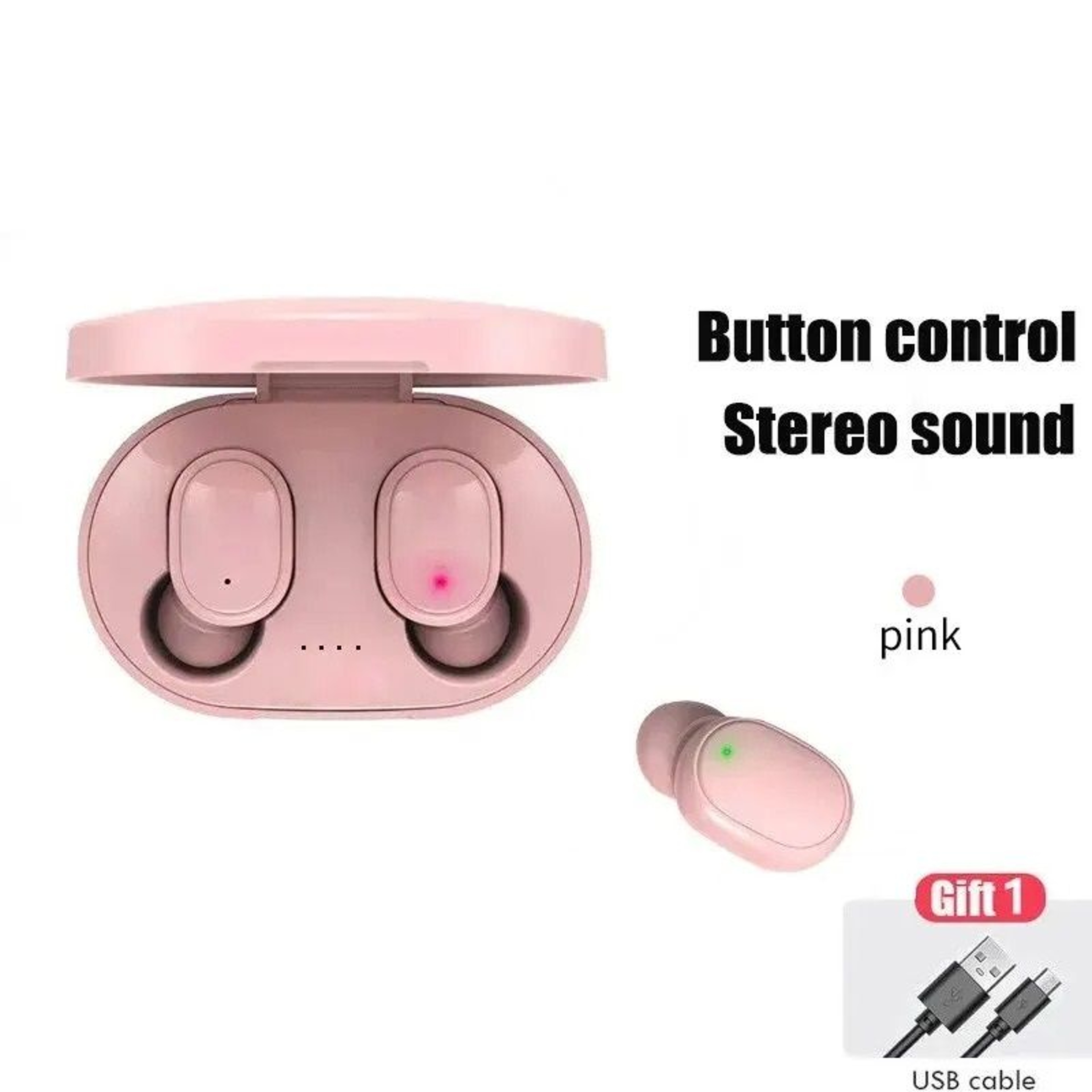 Wireless Bluetooth Earbuds With Noise Cancelling And Charging Case 9