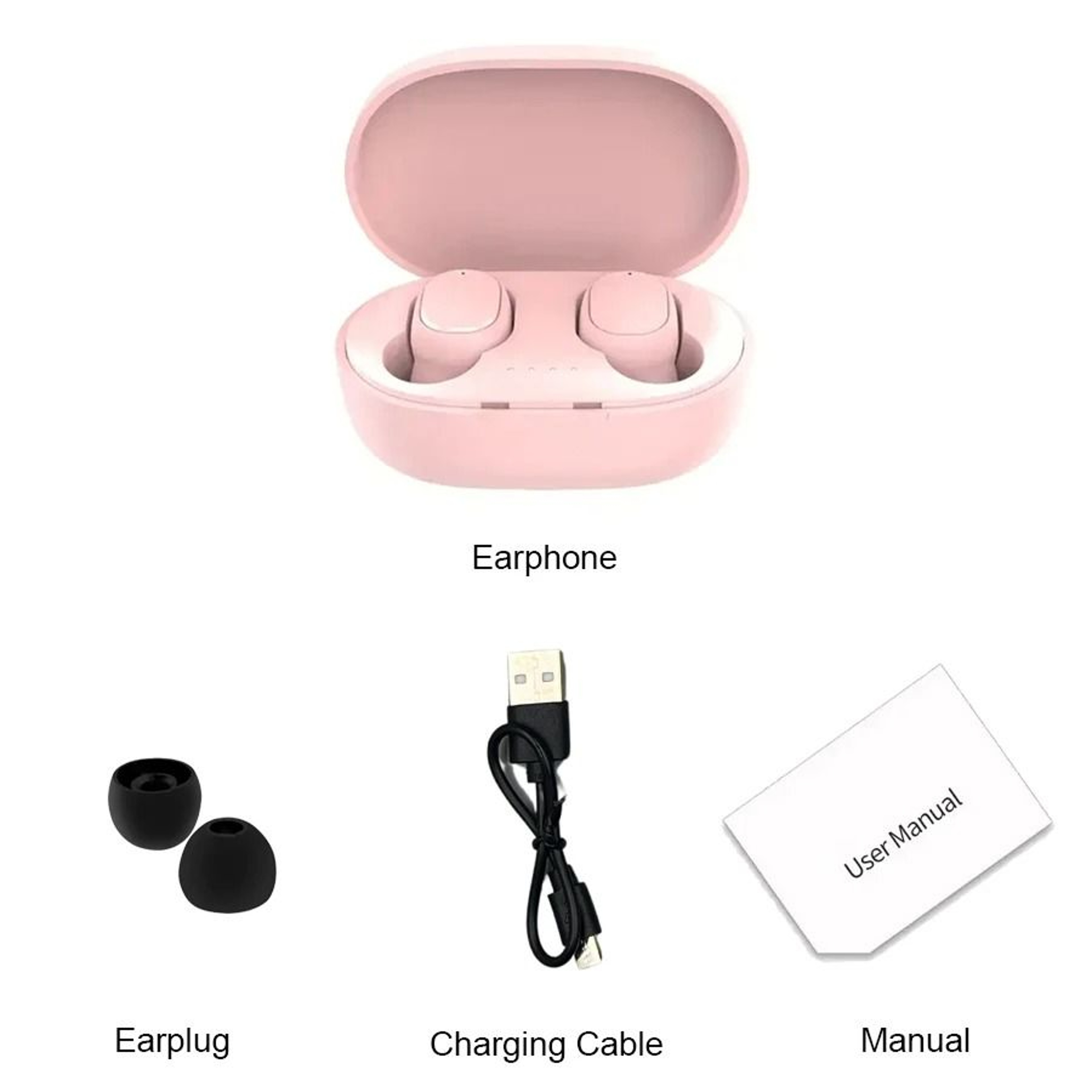 Wireless Bluetooth Earbuds With Noise Cancelling And Charging Case 13
