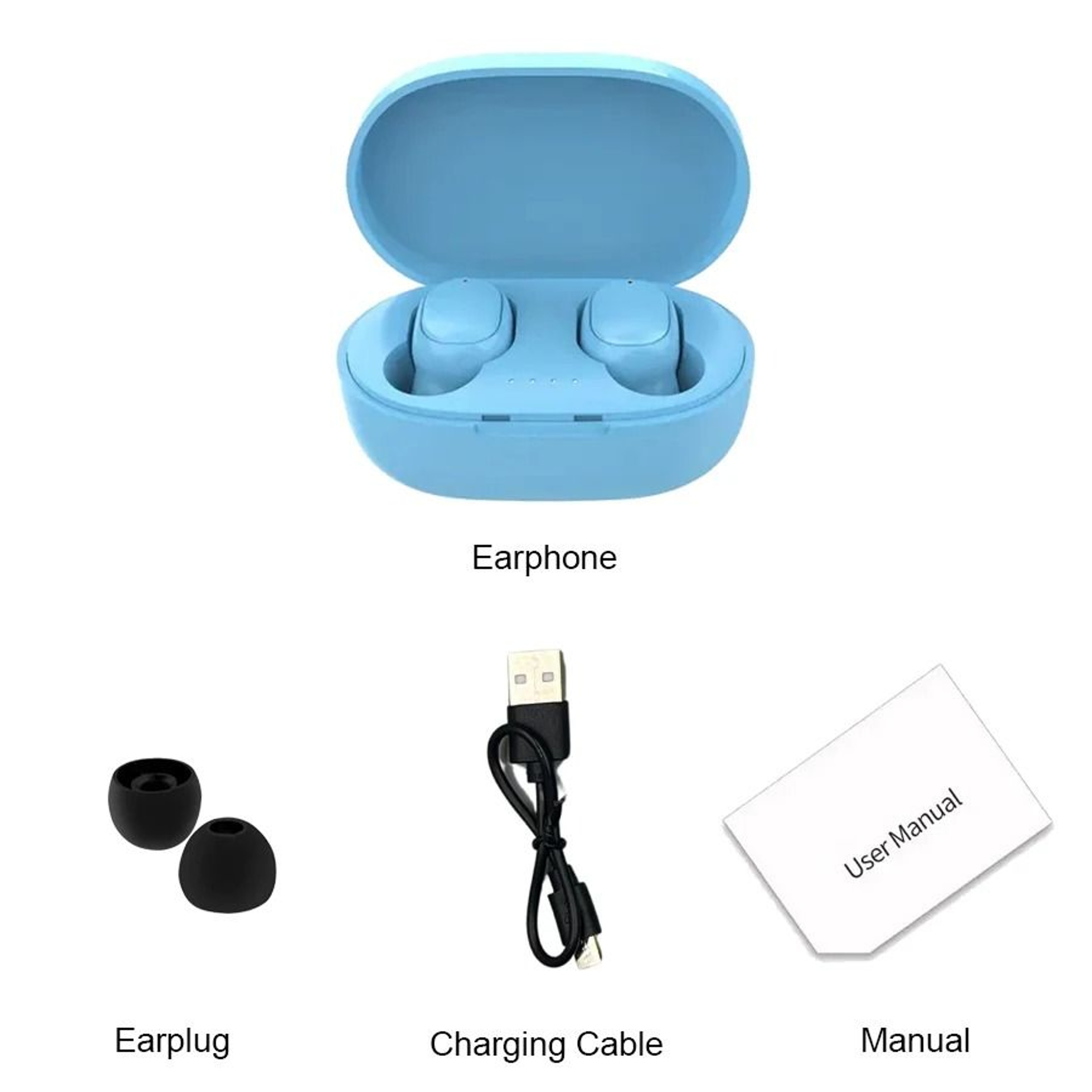 Wireless Bluetooth Earbuds With Noise Cancelling And Charging Case 14