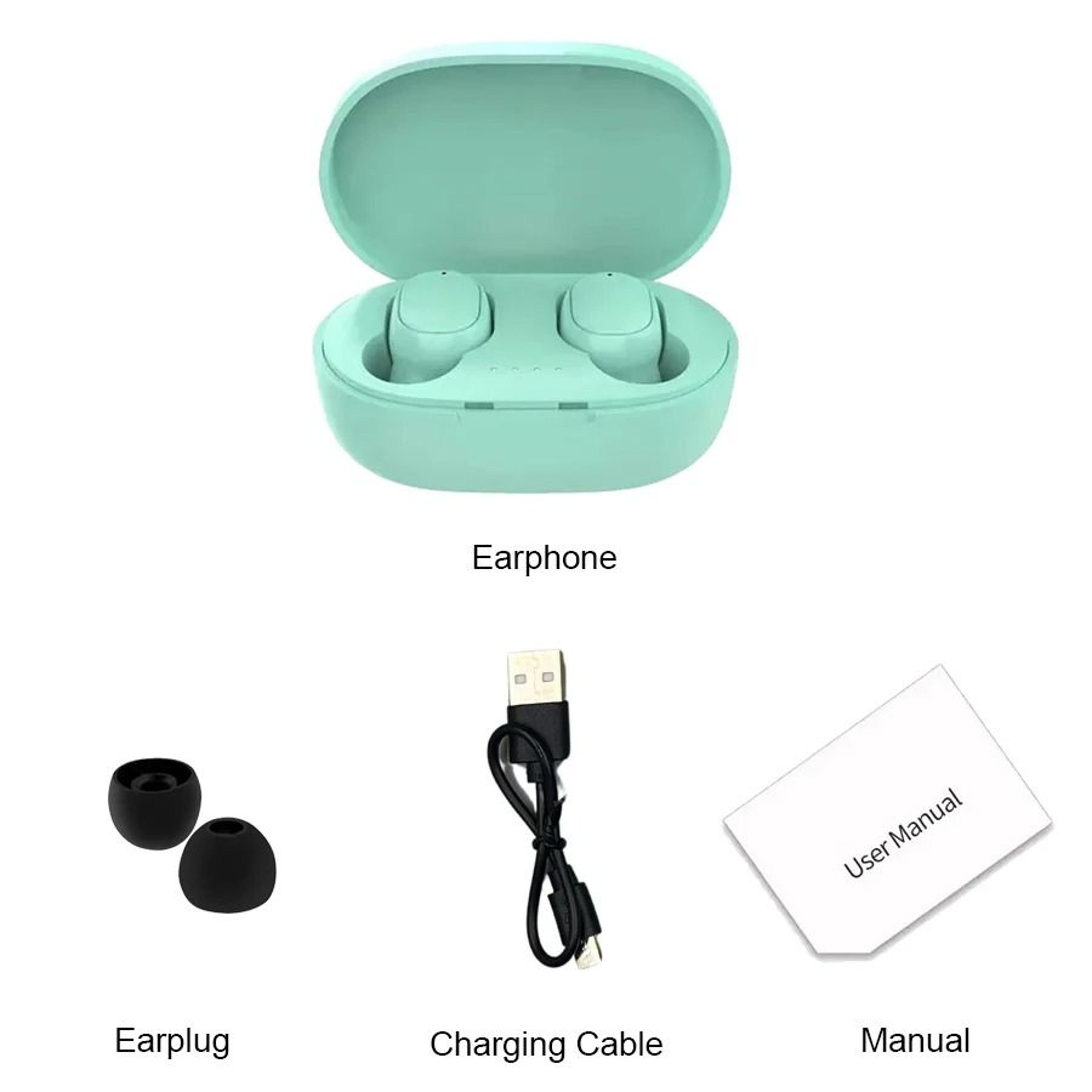 Wireless Bluetooth Earbuds With Noise Cancelling And Charging Case 15