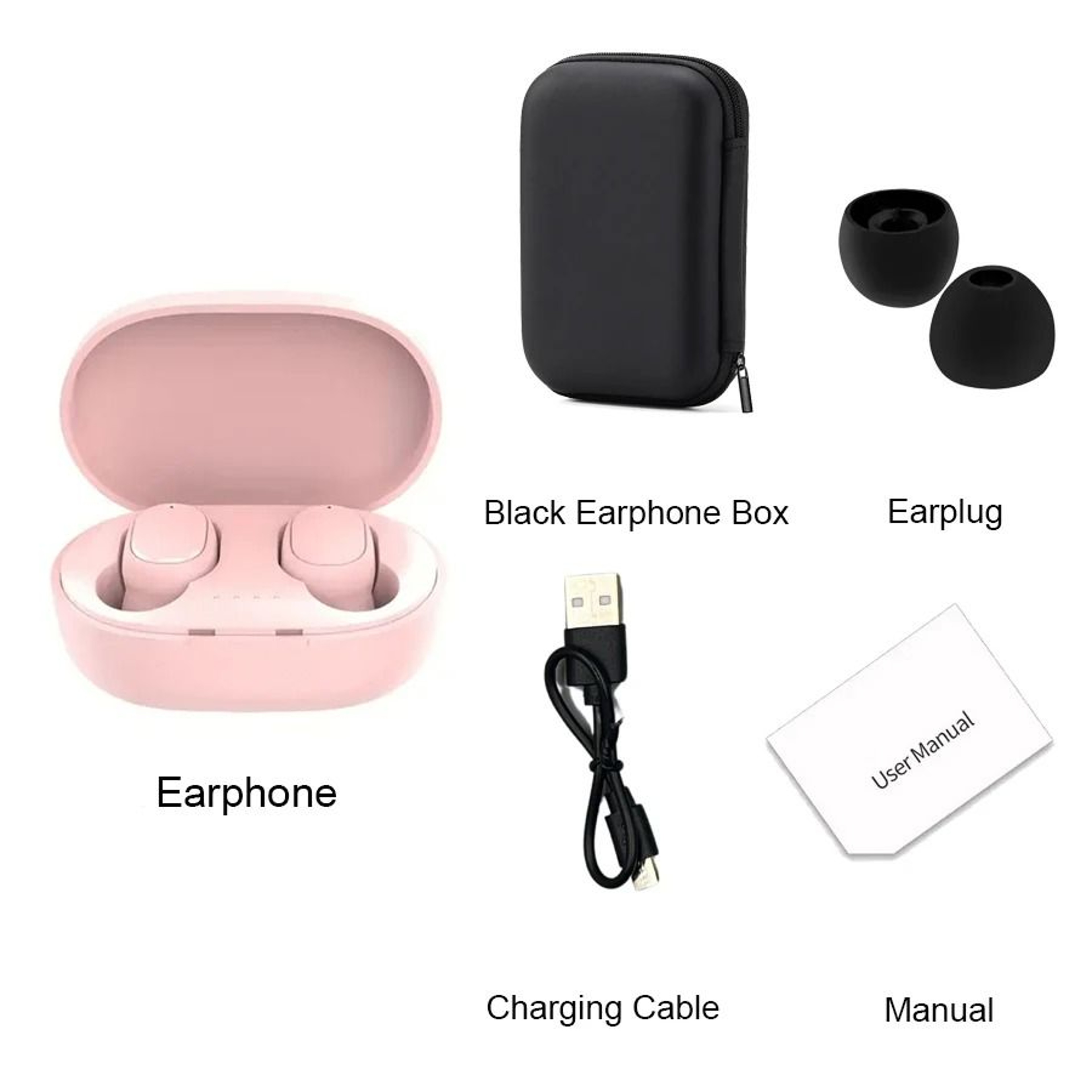 Wireless Bluetooth Earbuds With Noise Cancelling And Charging Case 18