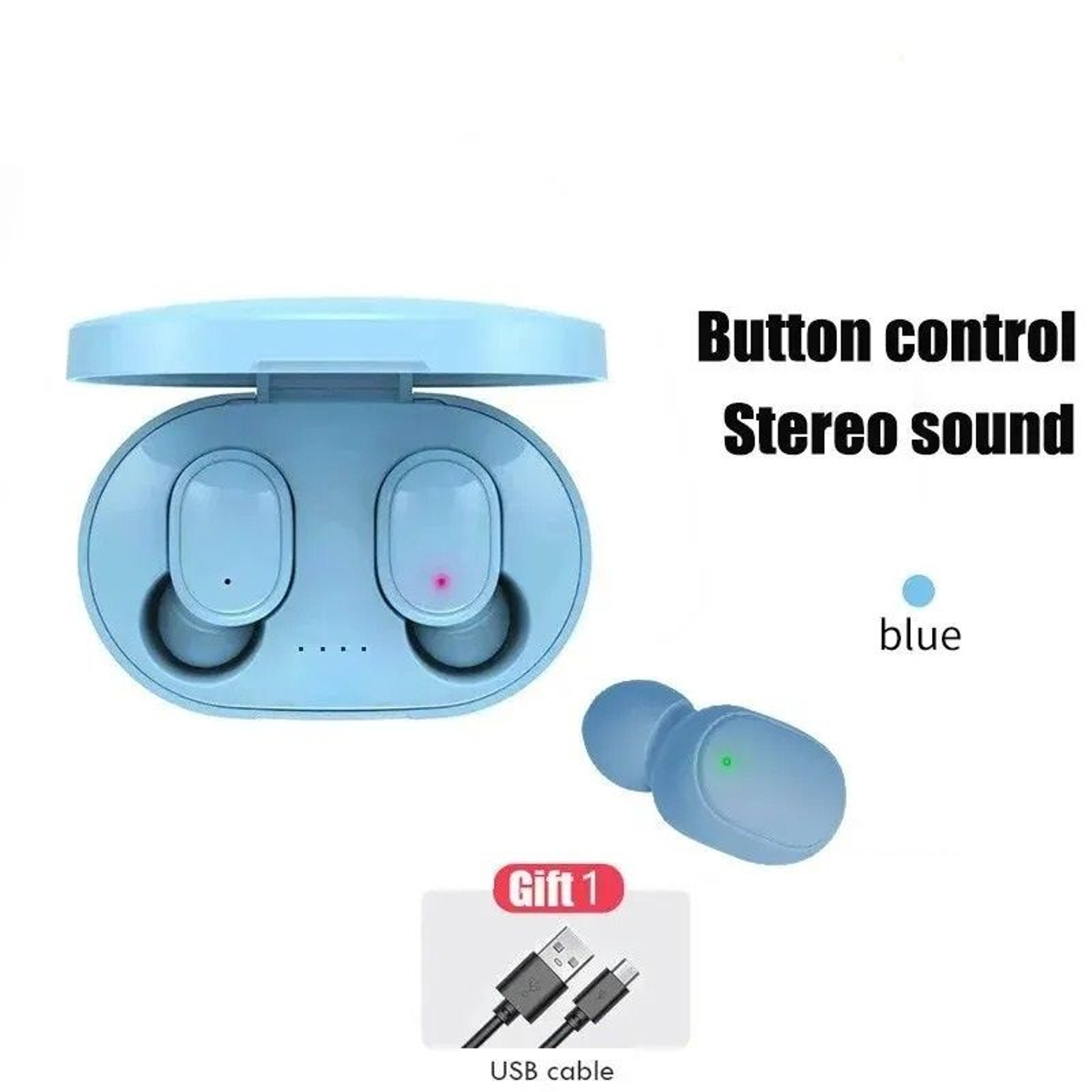 Wireless Bluetooth Earbuds With Noise Cancelling And Charging Case 7