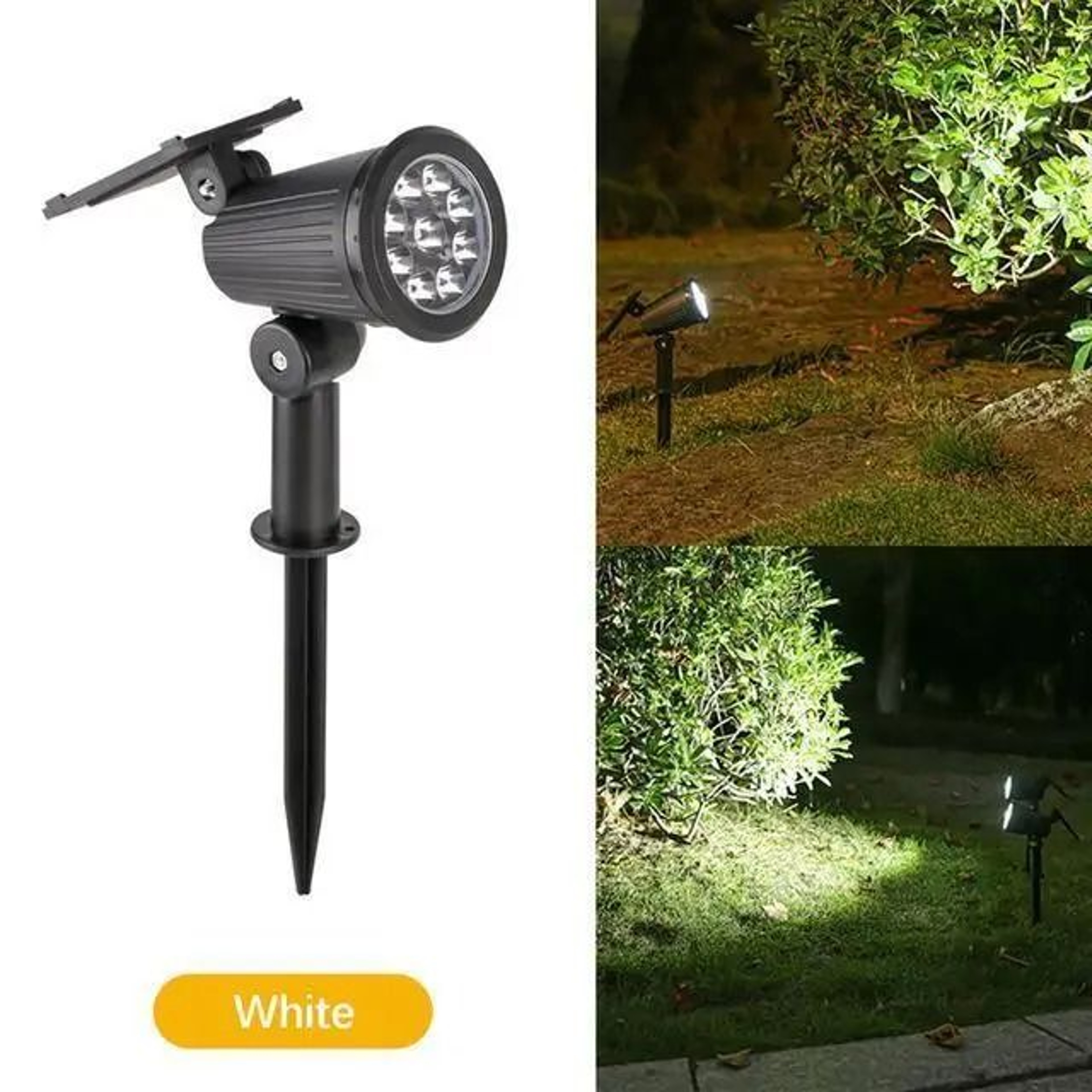 9 LED Solar Spotlight For Outdoor Garden And Pathway Lighting 8