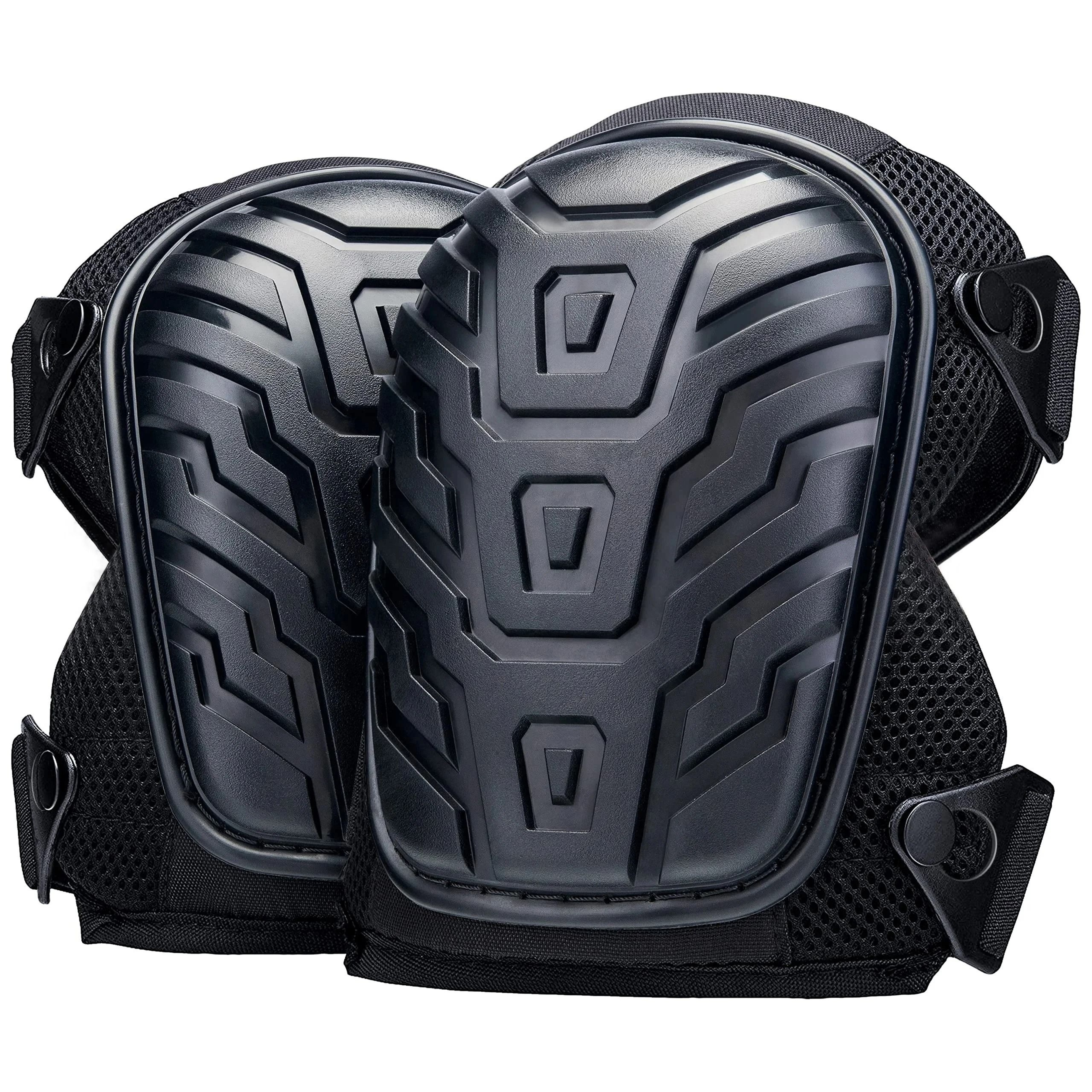 Heavy Duty Knee Pads With Double Straps And Adjustable Clips 0
