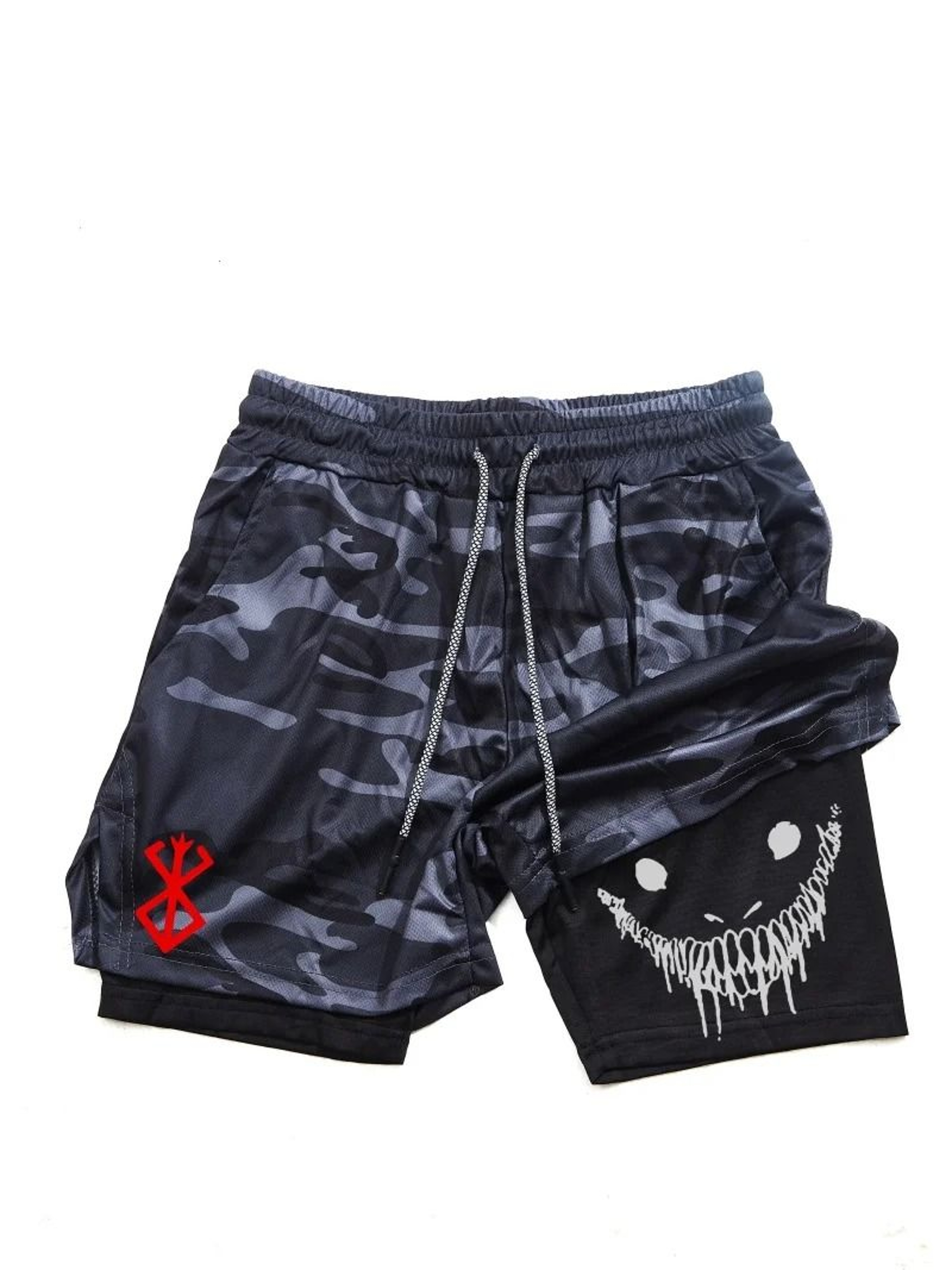 Mens 2 In 1 Quick Dry Running And Training Shorts 8
