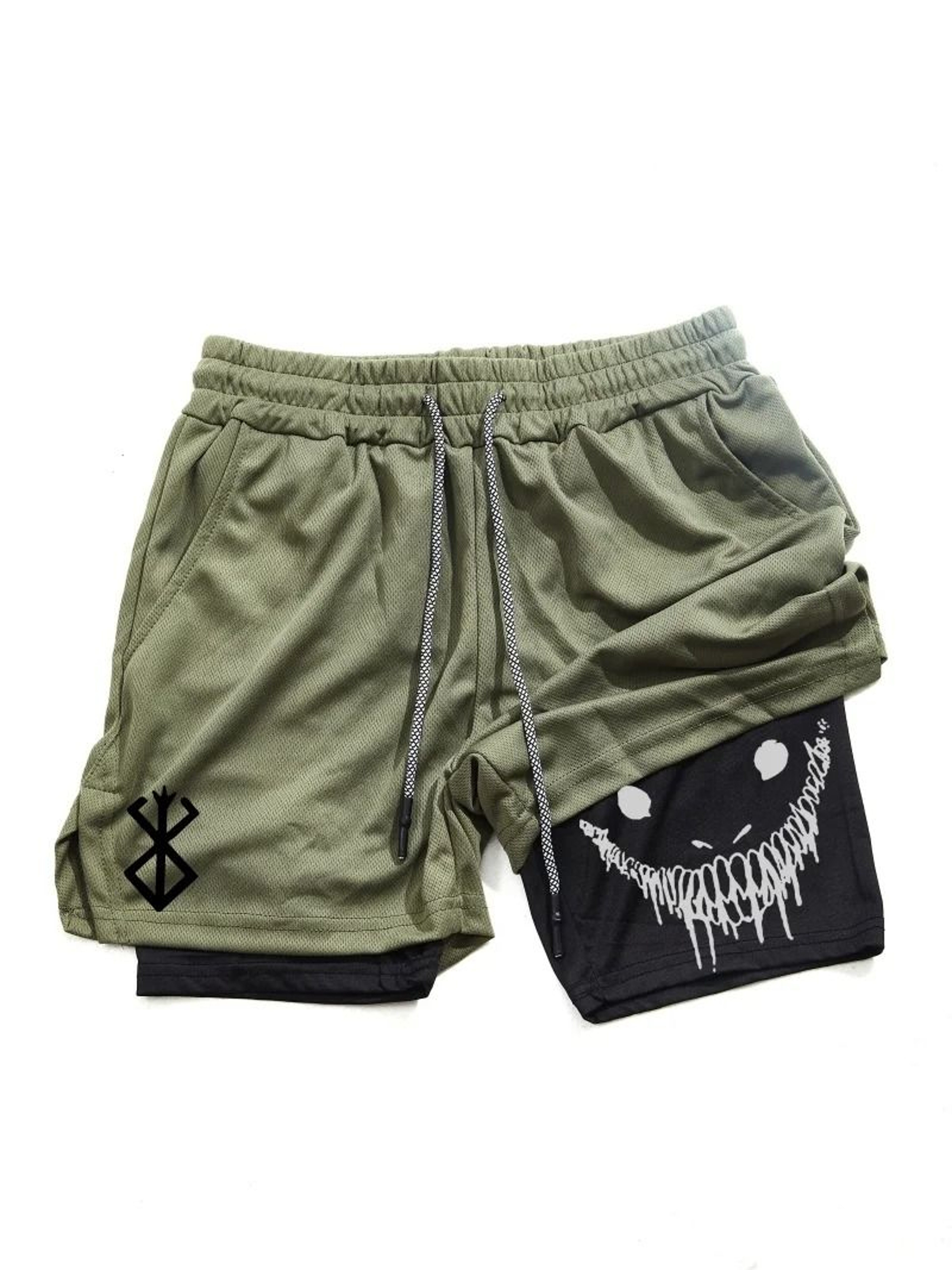 Mens 2 In 1 Quick Dry Running And Training Shorts 3
