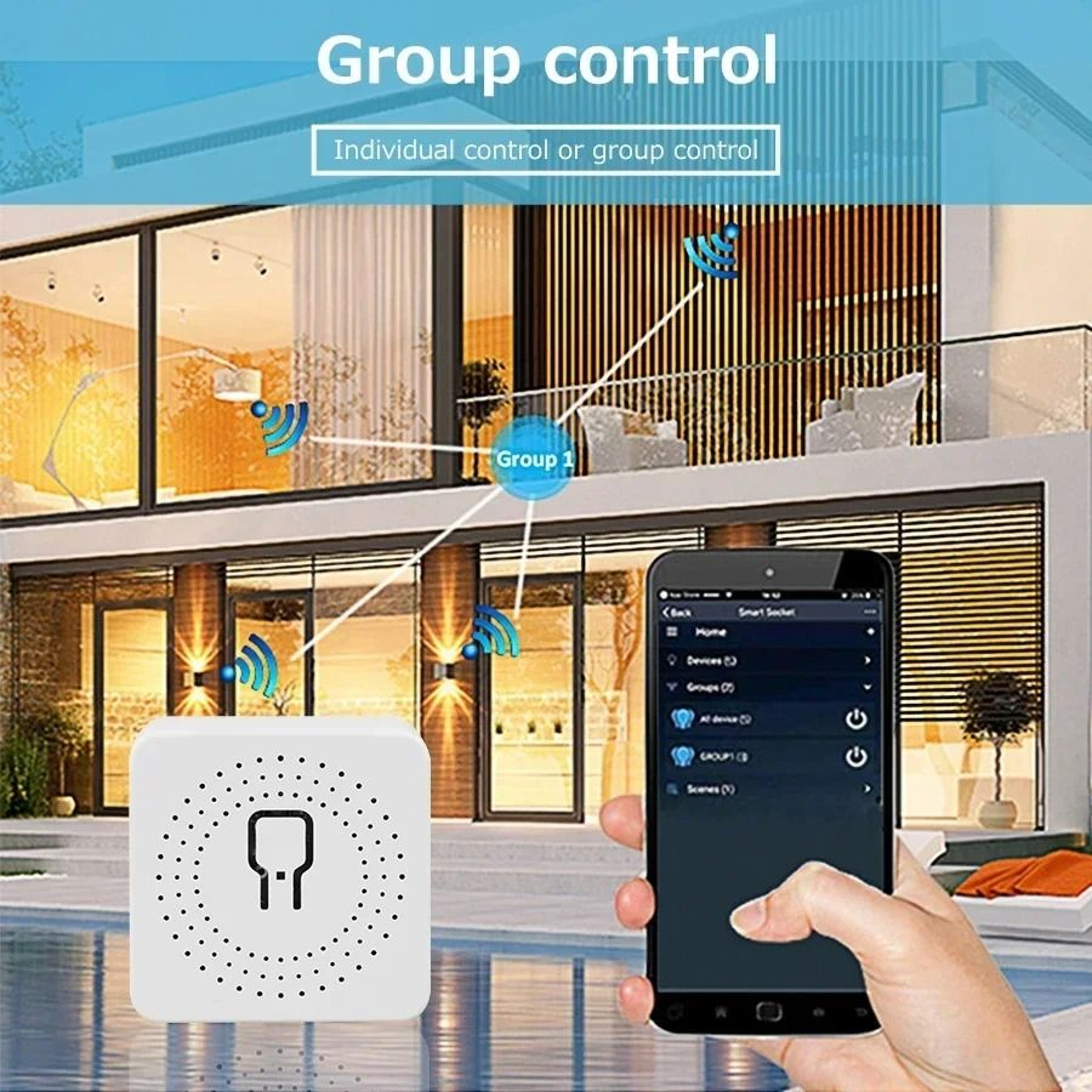 Smart WiFi ZigBee Switch 16A With Remote And App Control 3