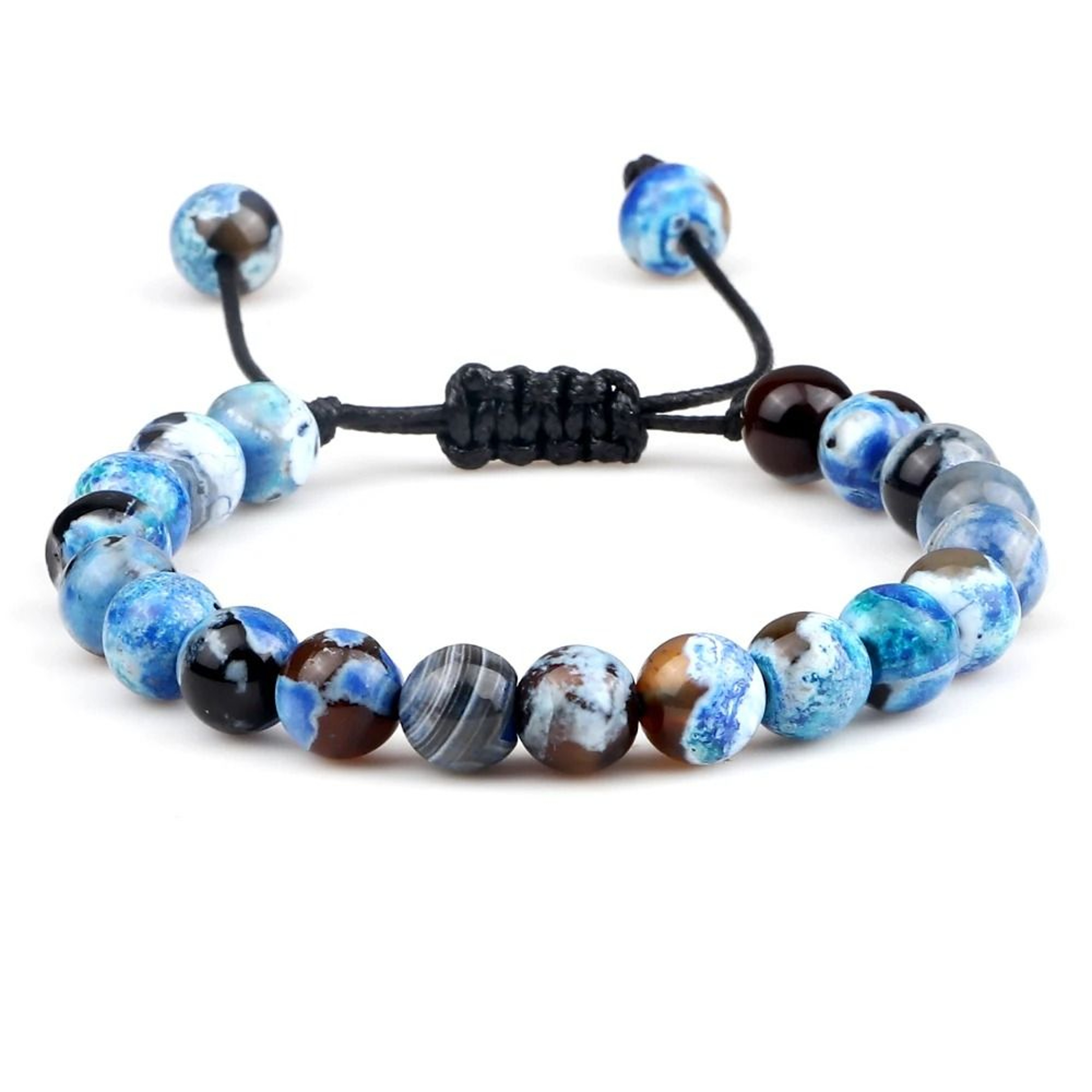 Adjustable Tiger Eye Stone Bracelet For Men And Women 15