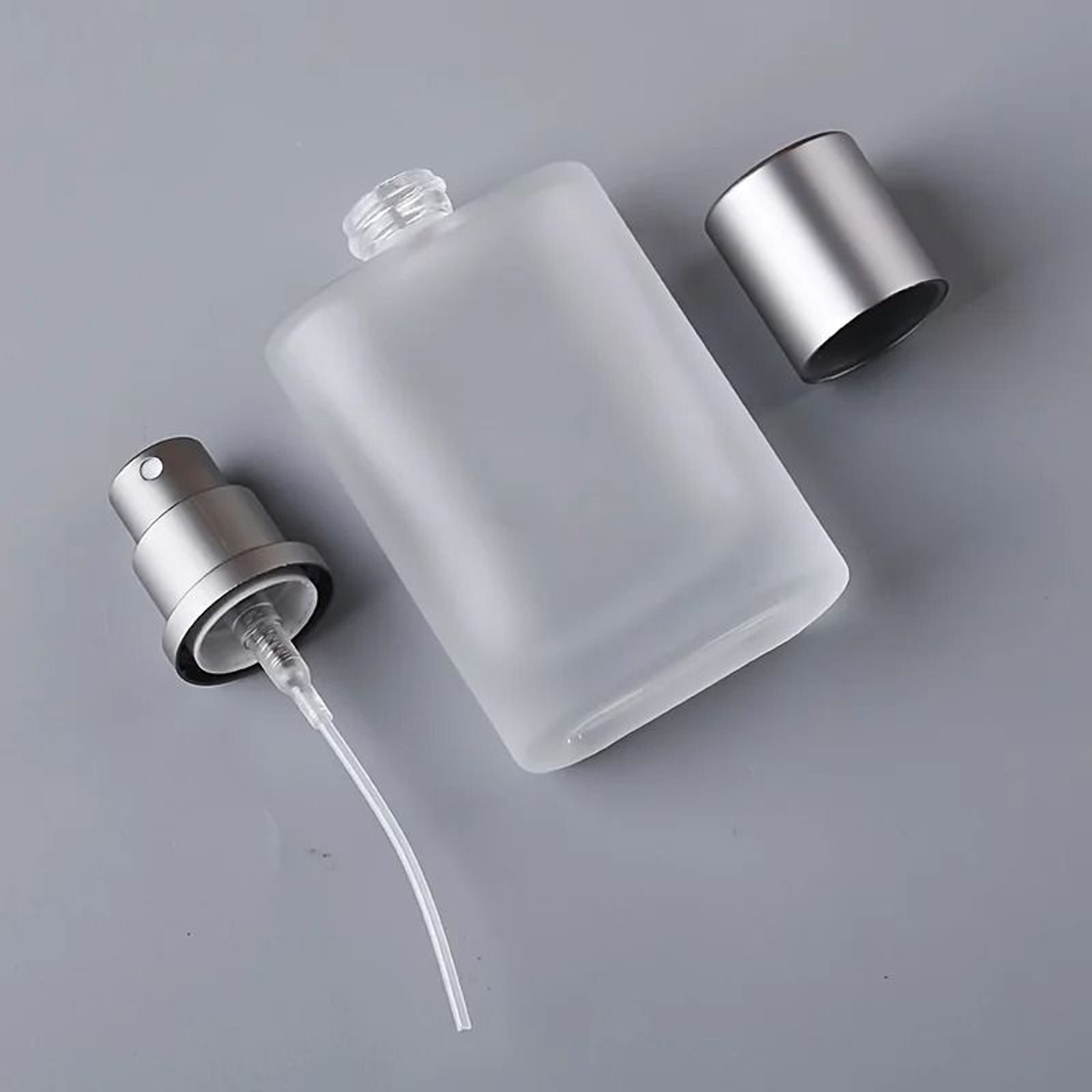 Sandblasted Glass Perfume Spray Bottle 30ml  50ml 1