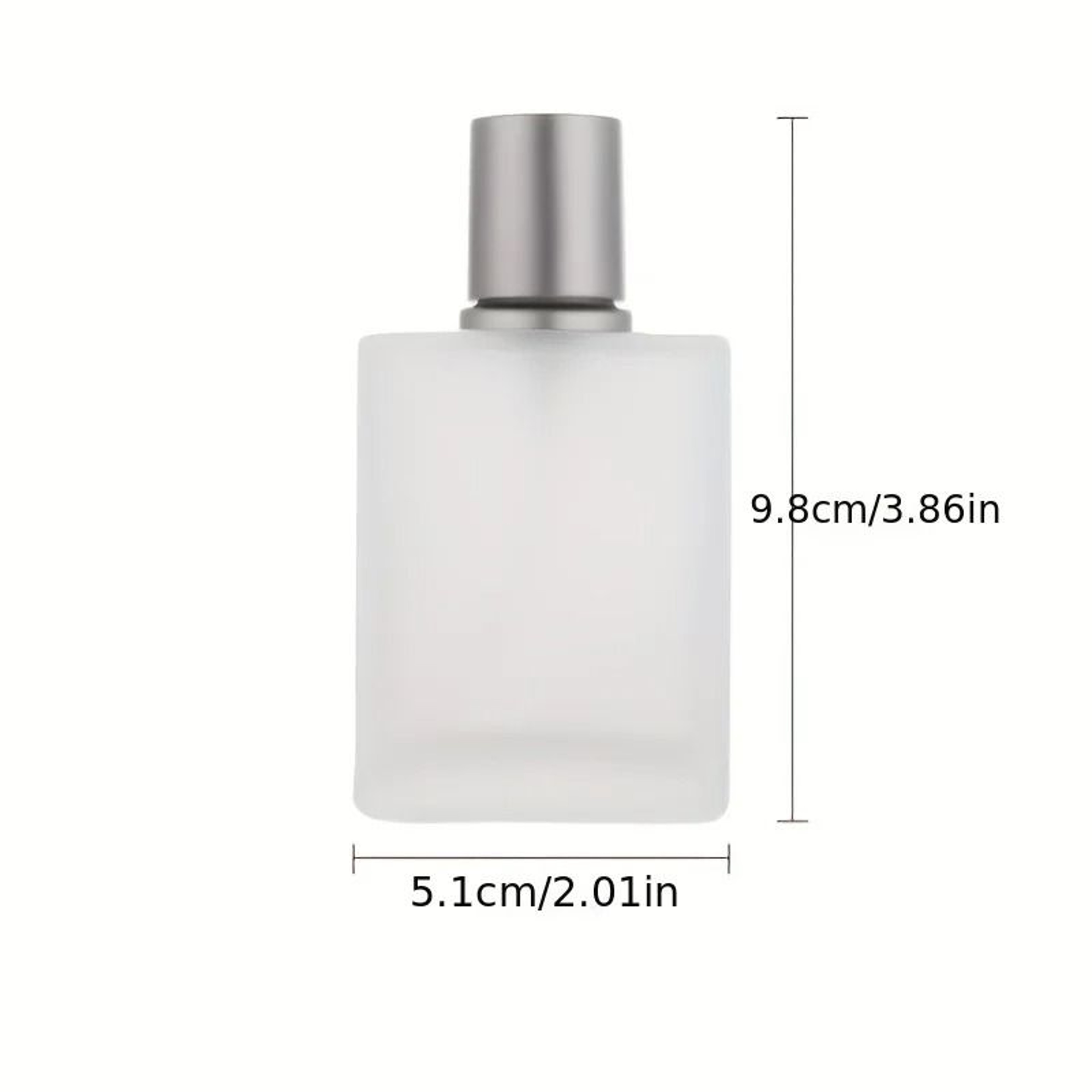 Sandblasted Glass Perfume Spray Bottle 30ml  50ml 3