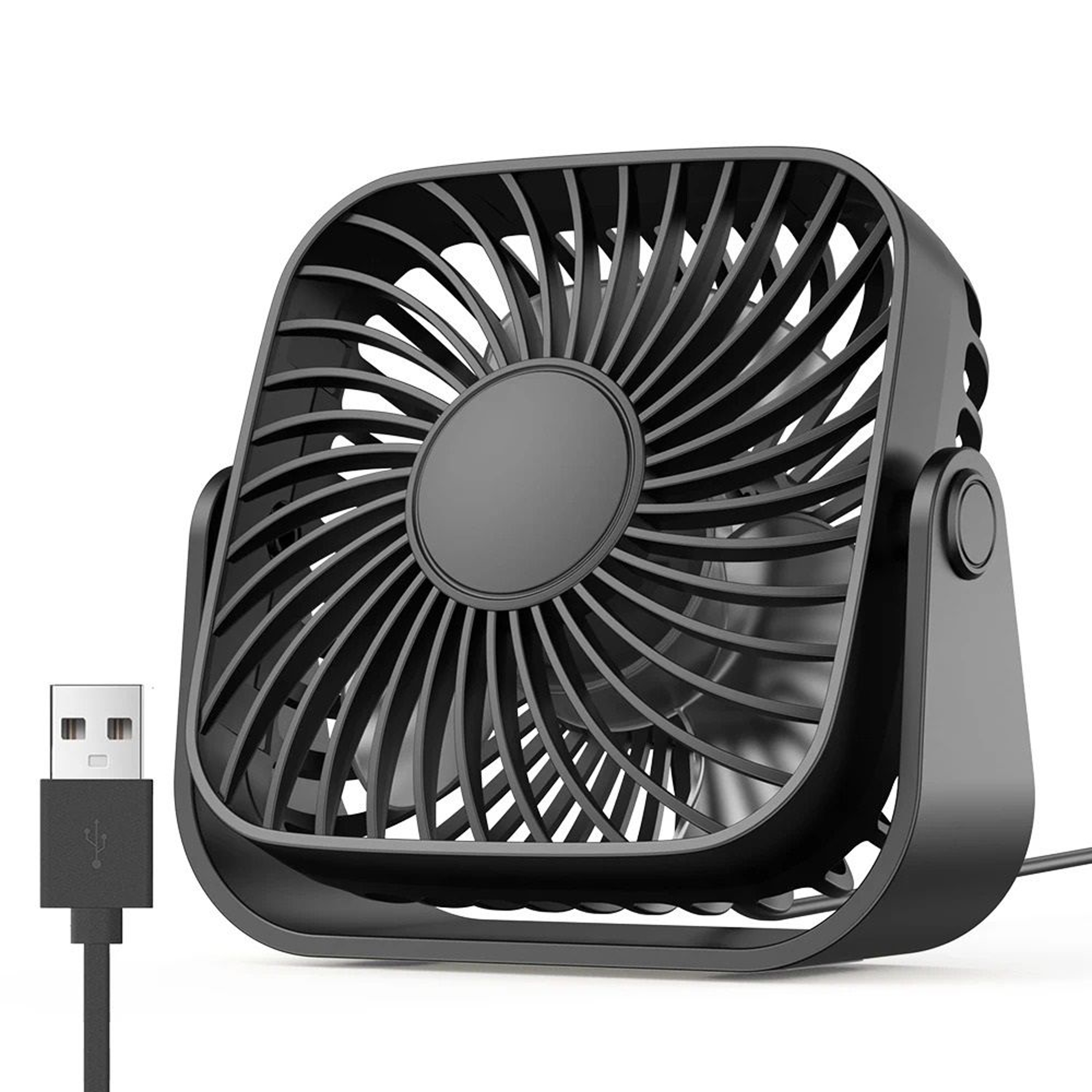 Mini Portable USB Fan With 3 Speeds And 360 Degree Rotation 5