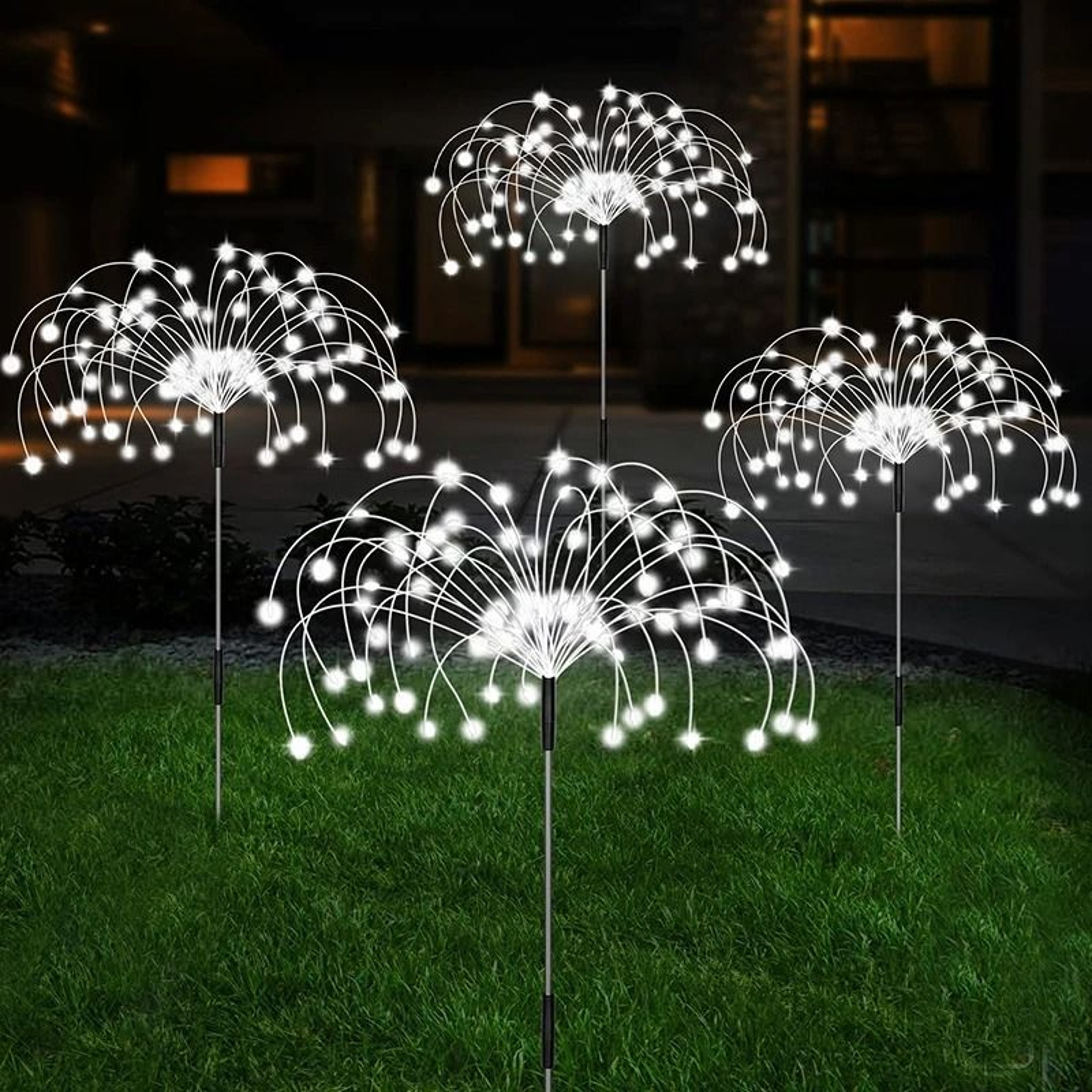 Solar Firework LED Garden Stake Lights 7