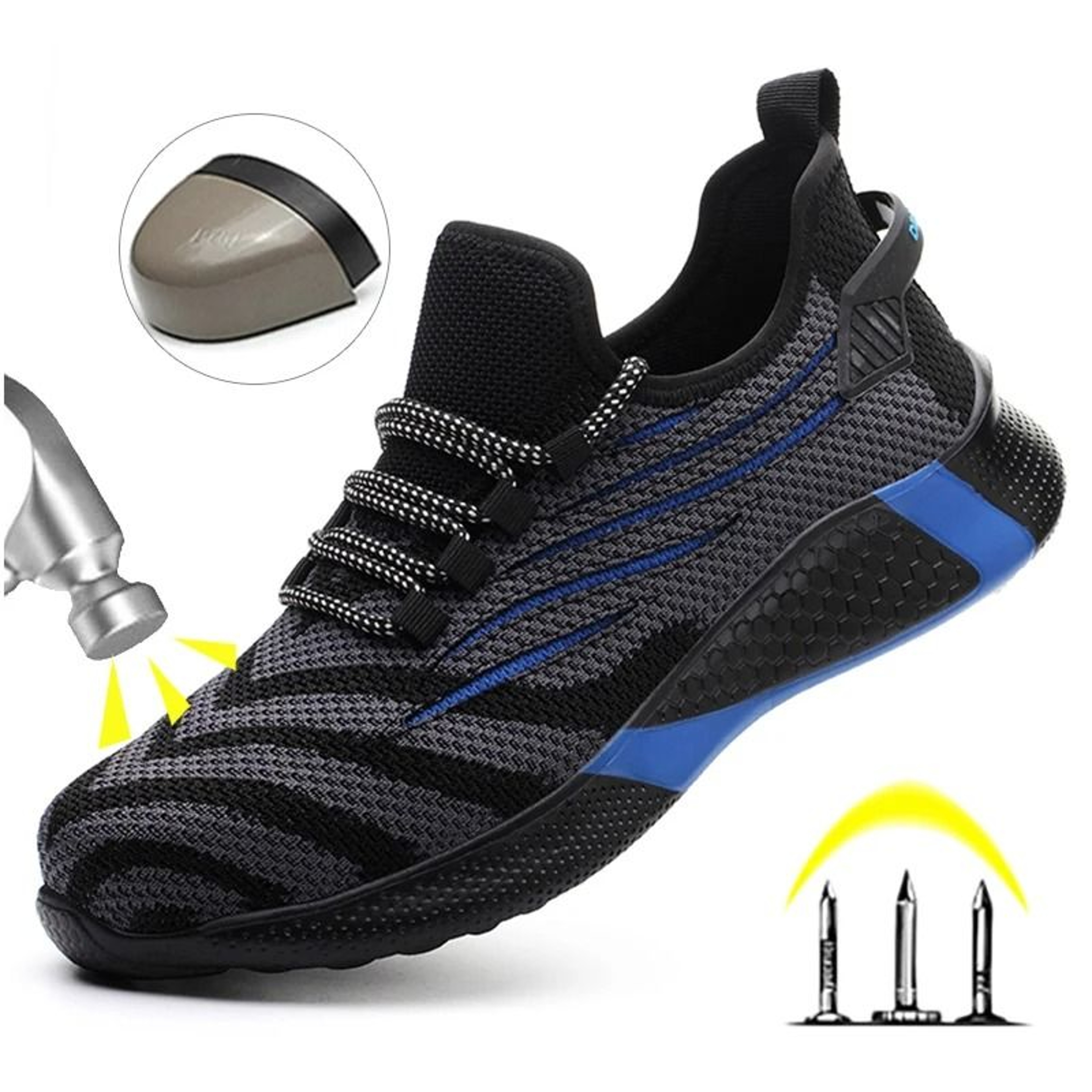 Mens Lightweight Safety Work Shoes 0