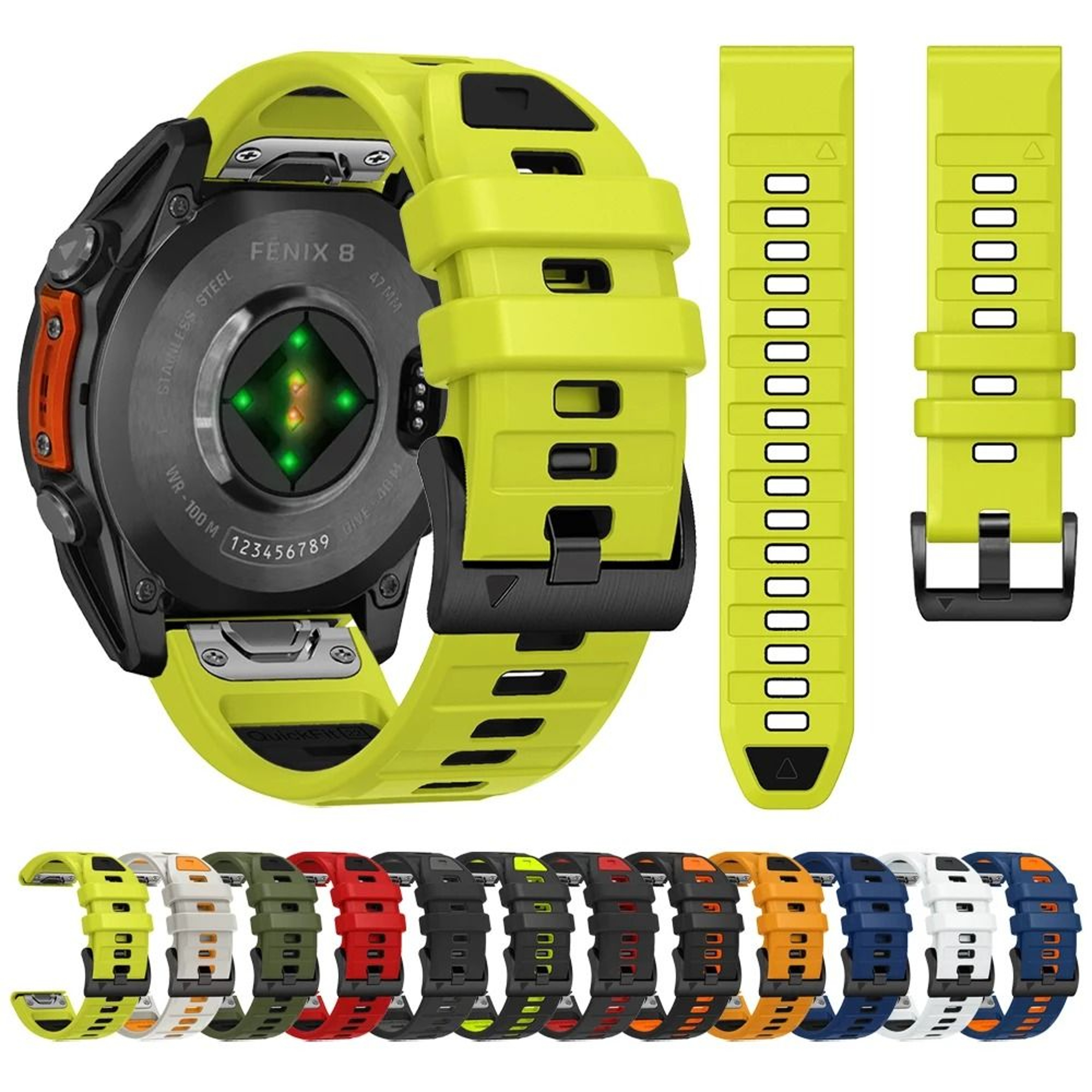 Soft Silicone Quick Fit Smartwatch Band 0