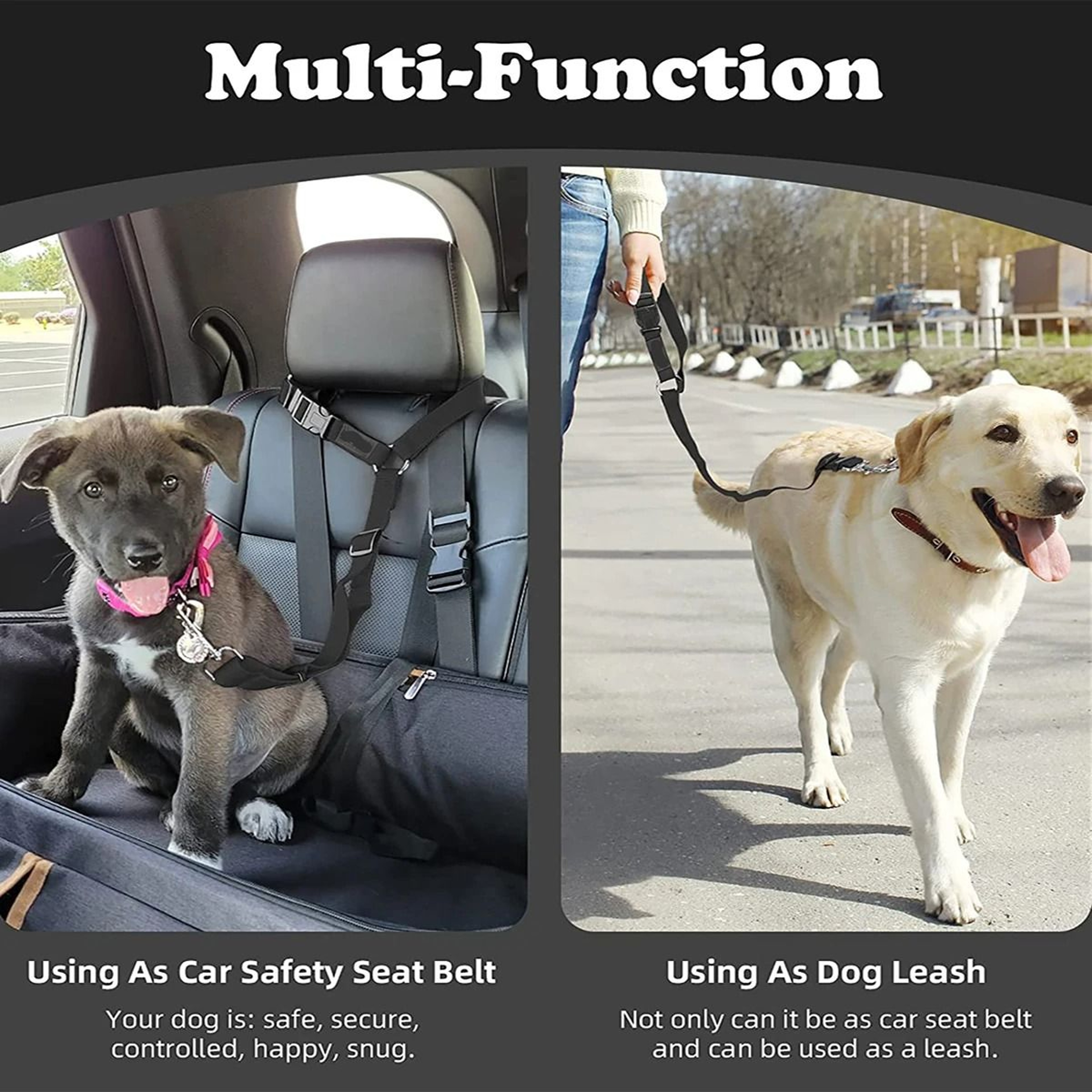 Pet Car Safety Restraint For Dogs  Cats 4