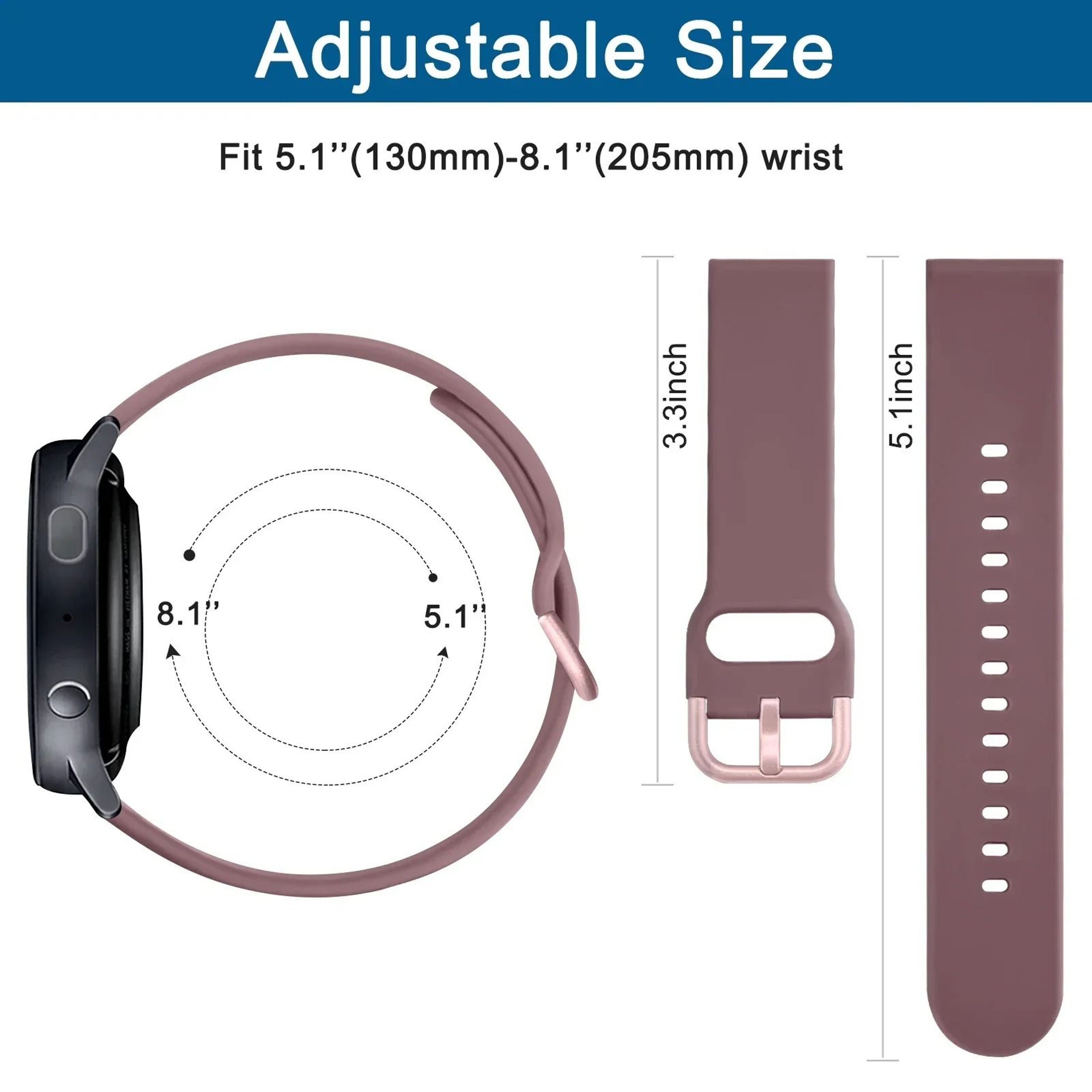 Soft Silicone Sport Watch Band 4