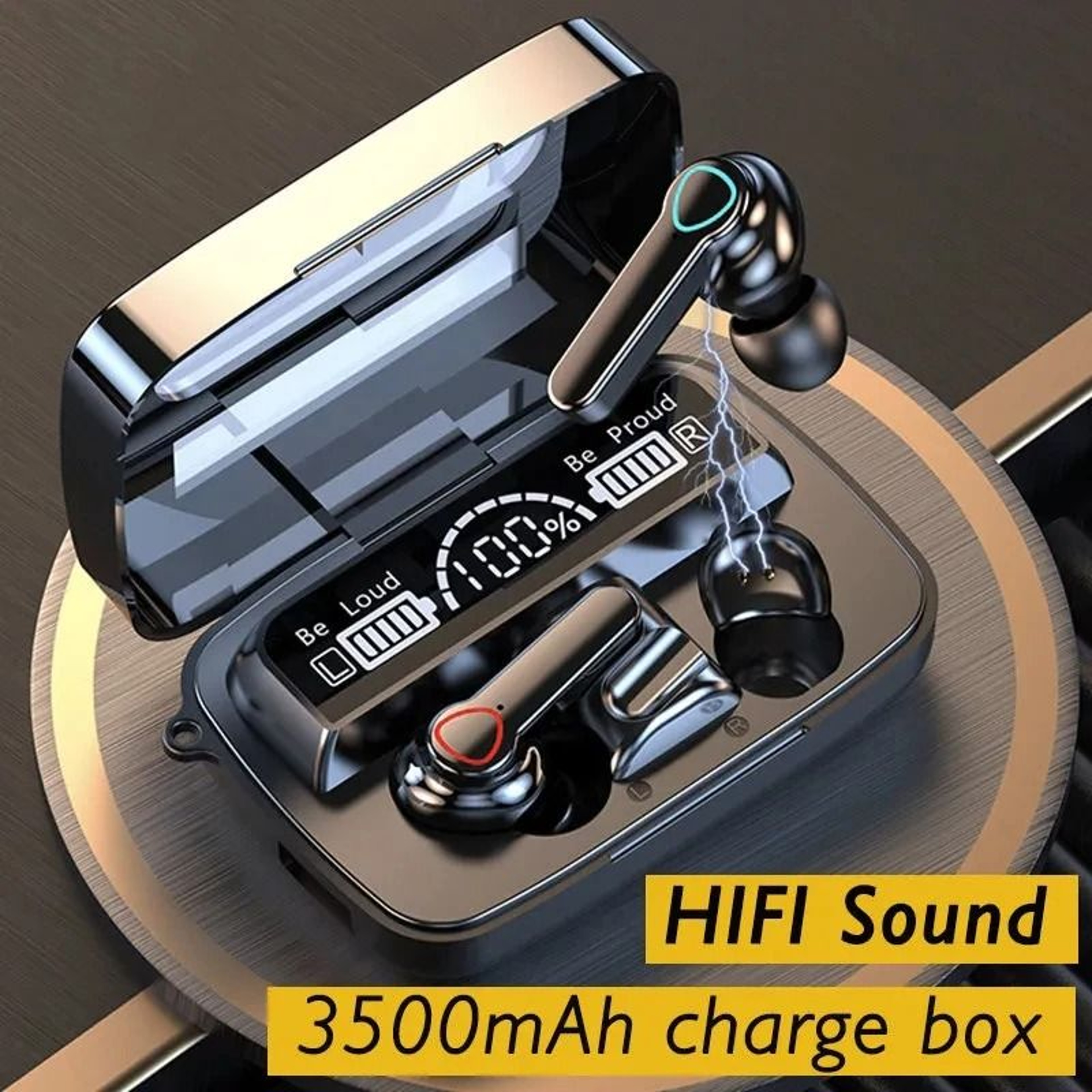 Wireless Bluetooth Headset 53 With IPX5 Waterproof  HiFi Stereo 0