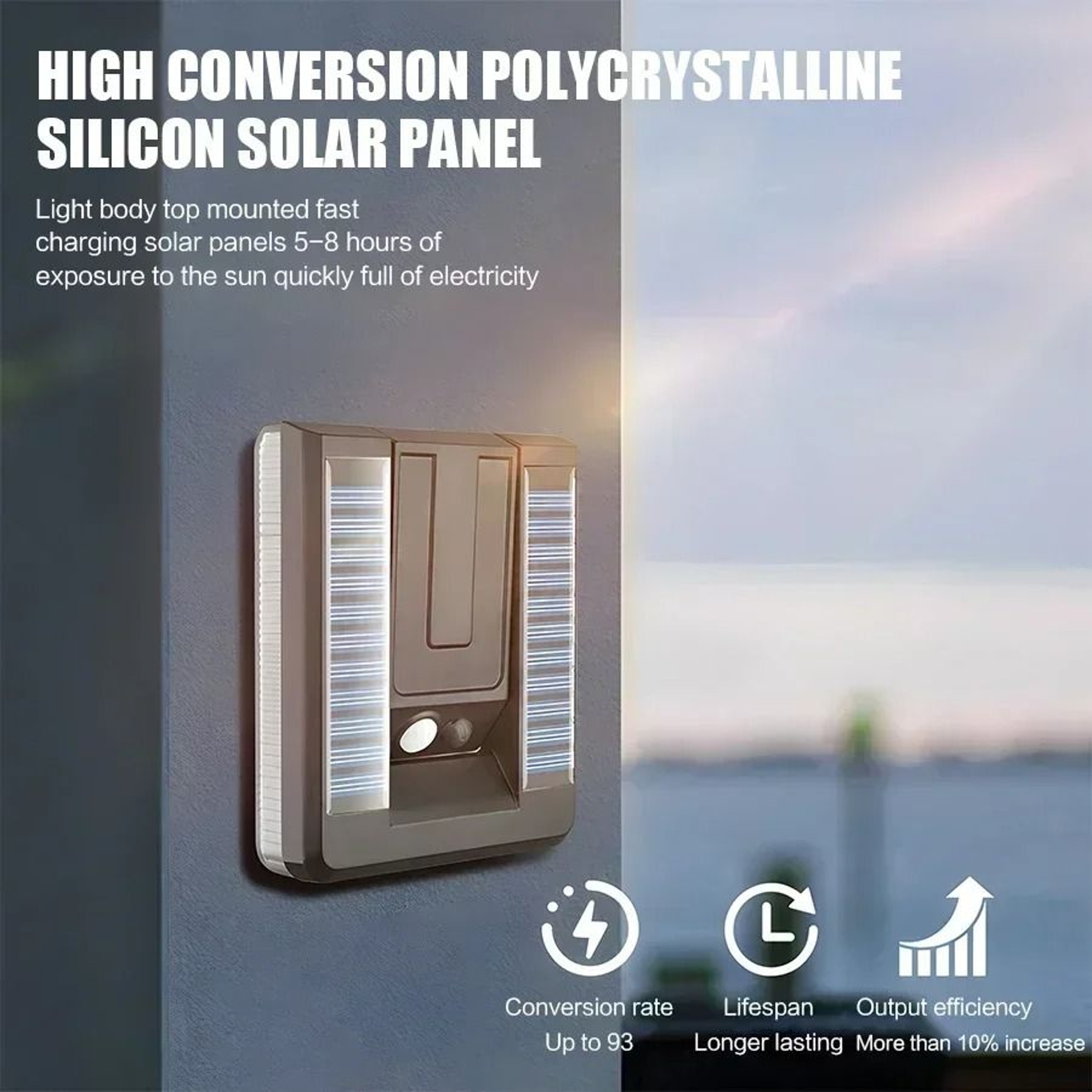 Foldable Solar LED Outdoor Light With Motion Sensor 2
