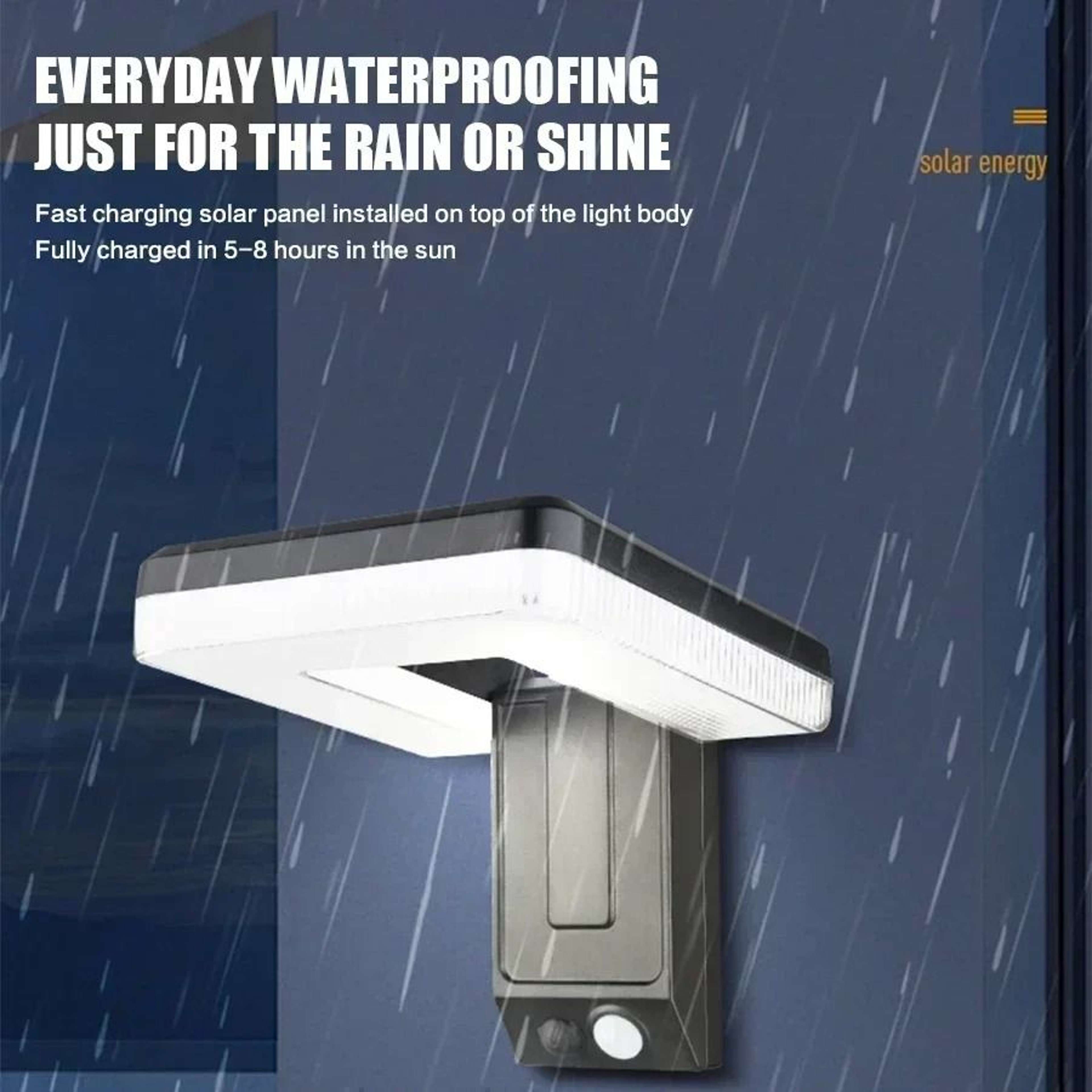 Foldable Solar LED Outdoor Light With Motion Sensor 4