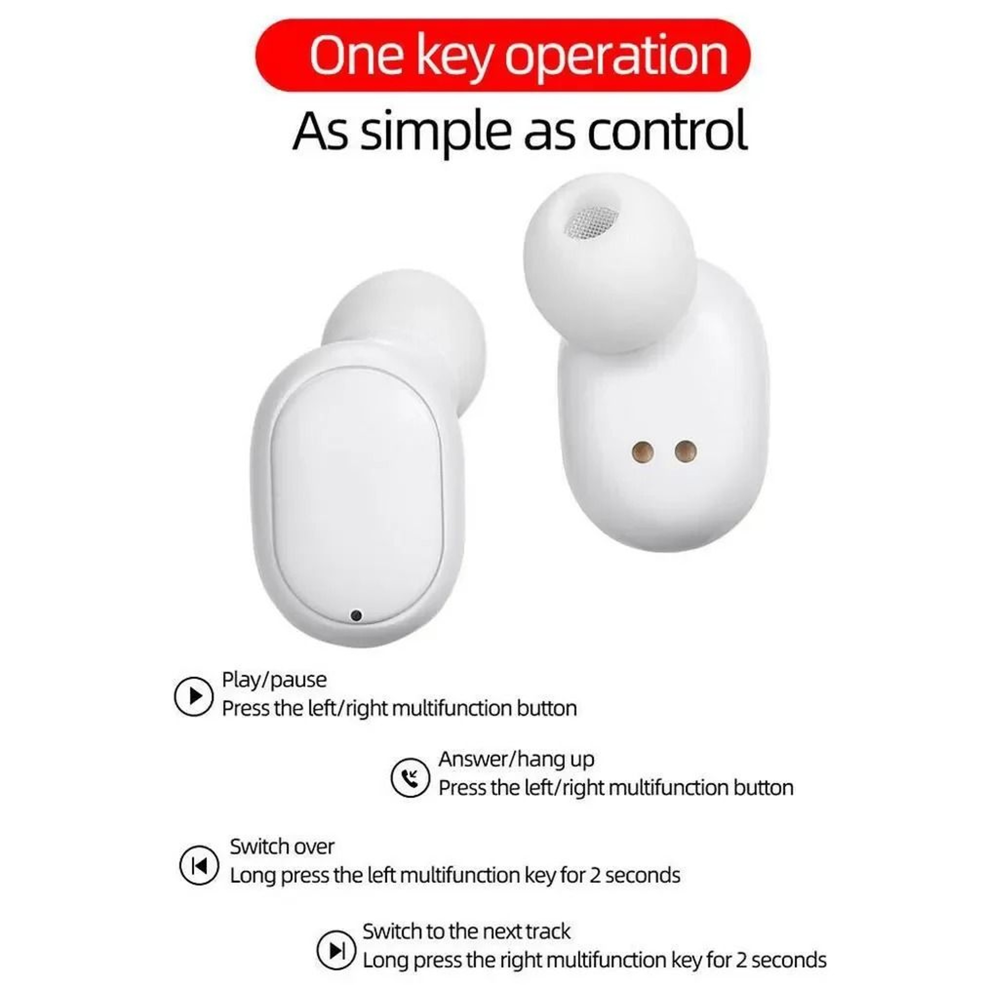 Wireless Bluetooth In Ear Sports Earbuds 2