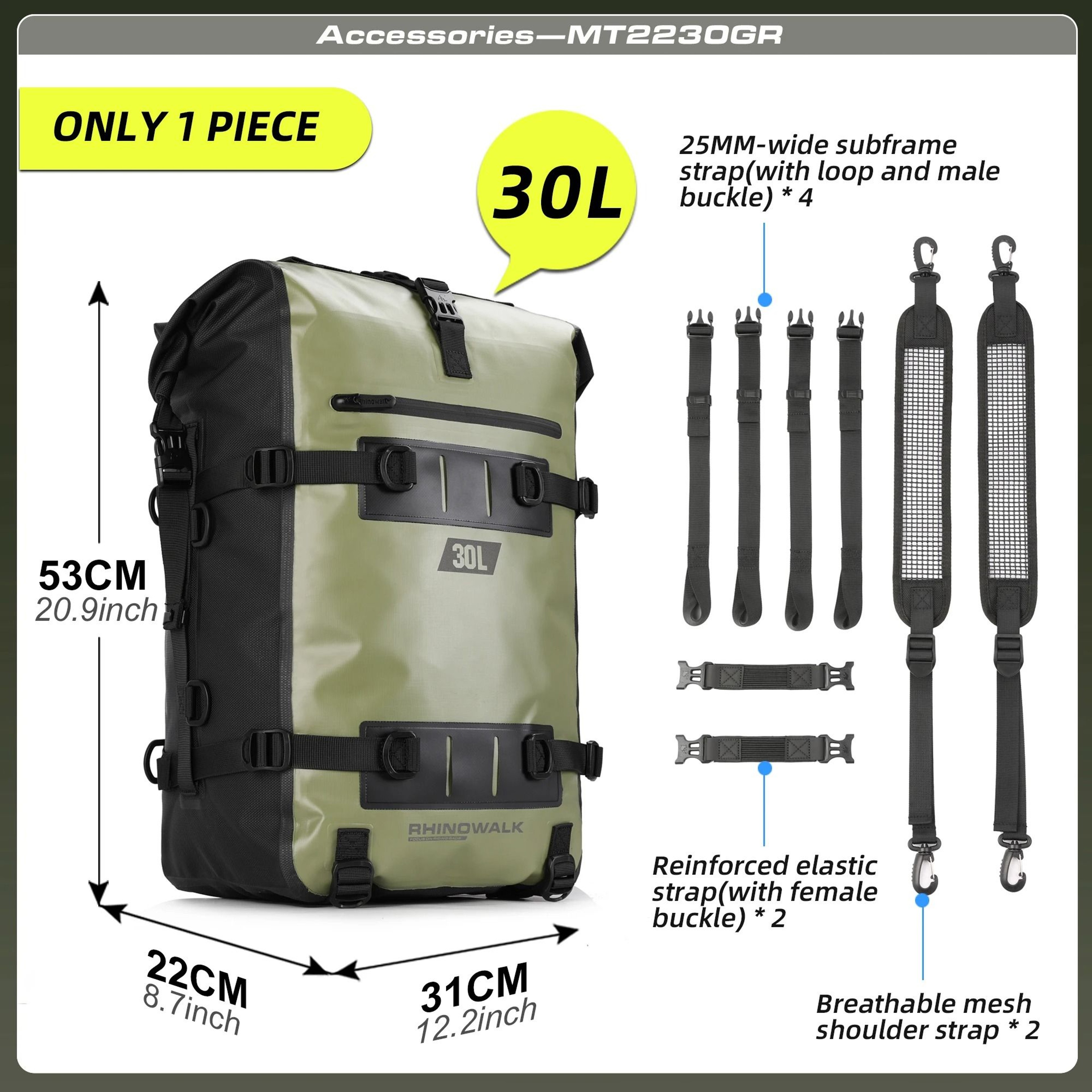 Waterproof Motorcycle Backpack And Tail Bag 11