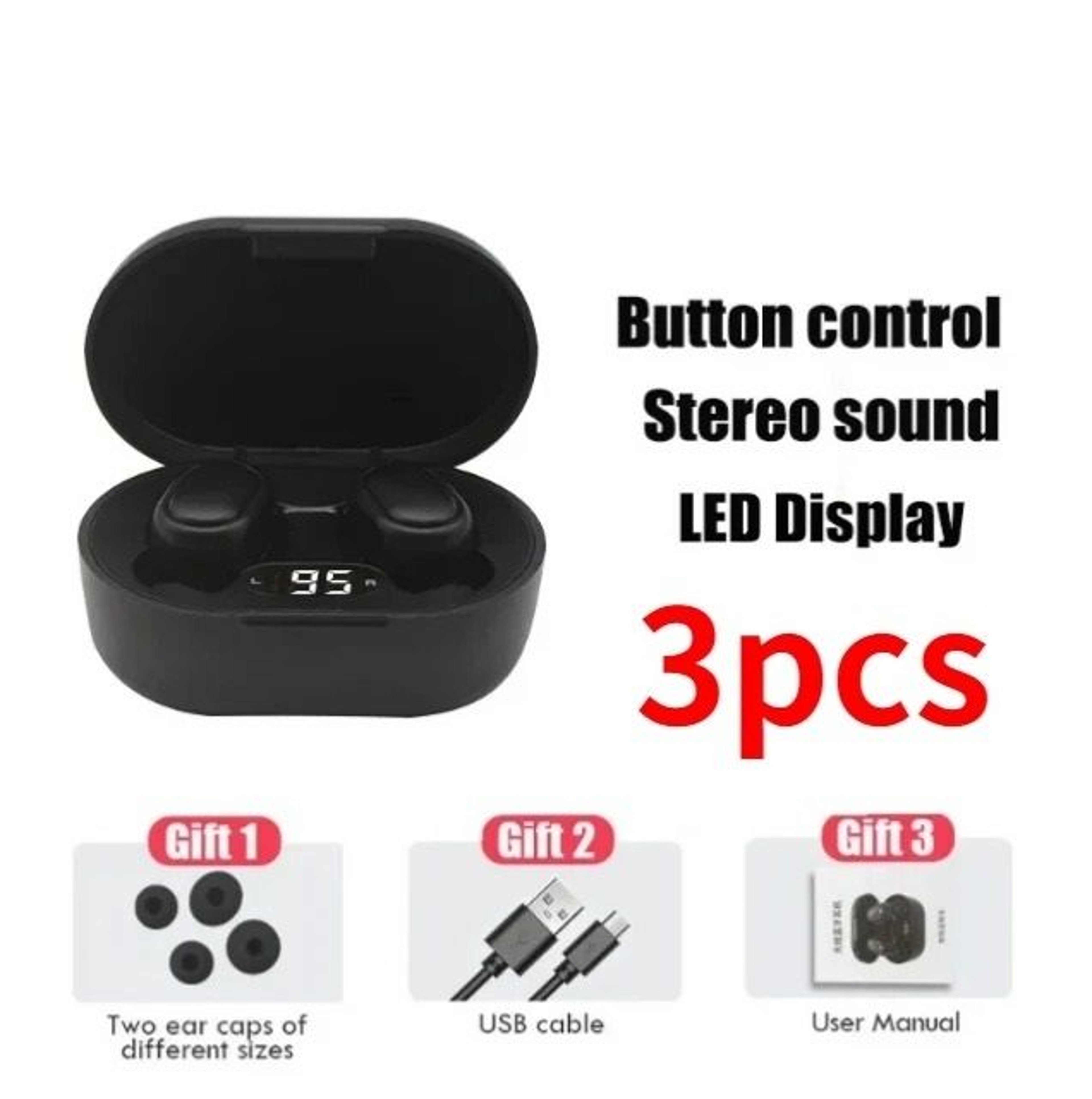 Wireless Bluetooth Sport Earbuds With Mic 9