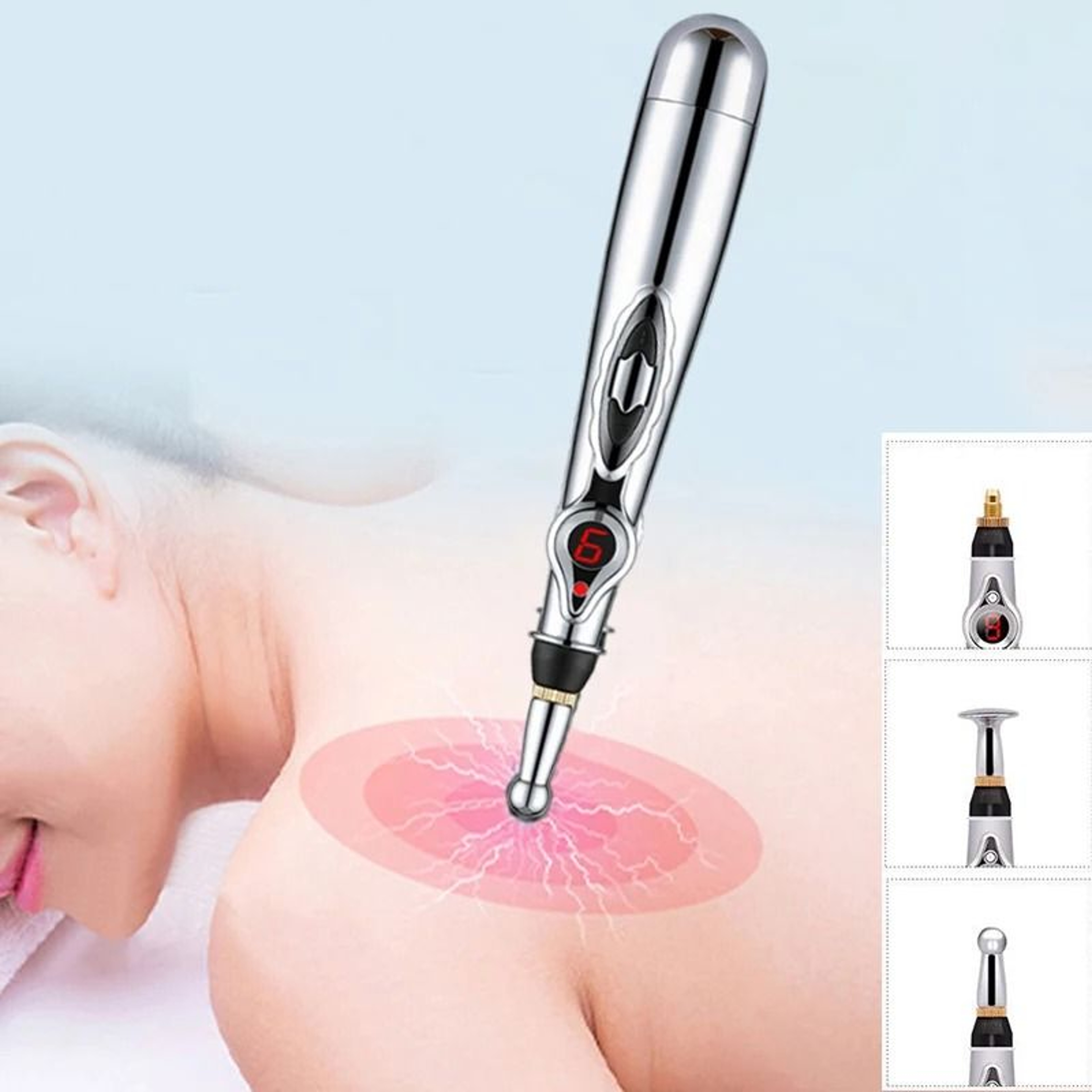 Electric Acupuncture Massage Pen For Pain Relief And Relaxation 0