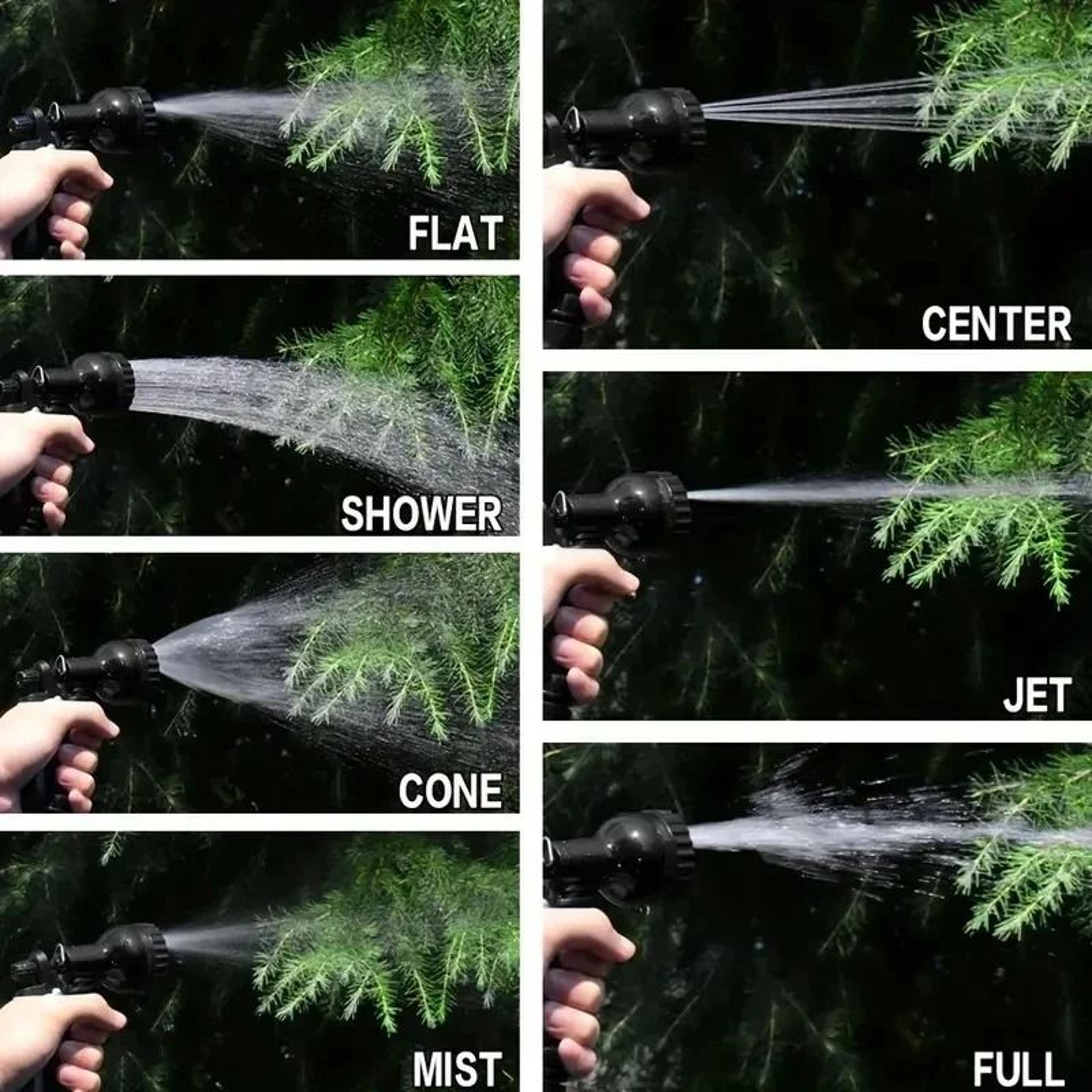 Expandable High Pressure Car Wash Hose With Multi Function Spray Nozzle 5