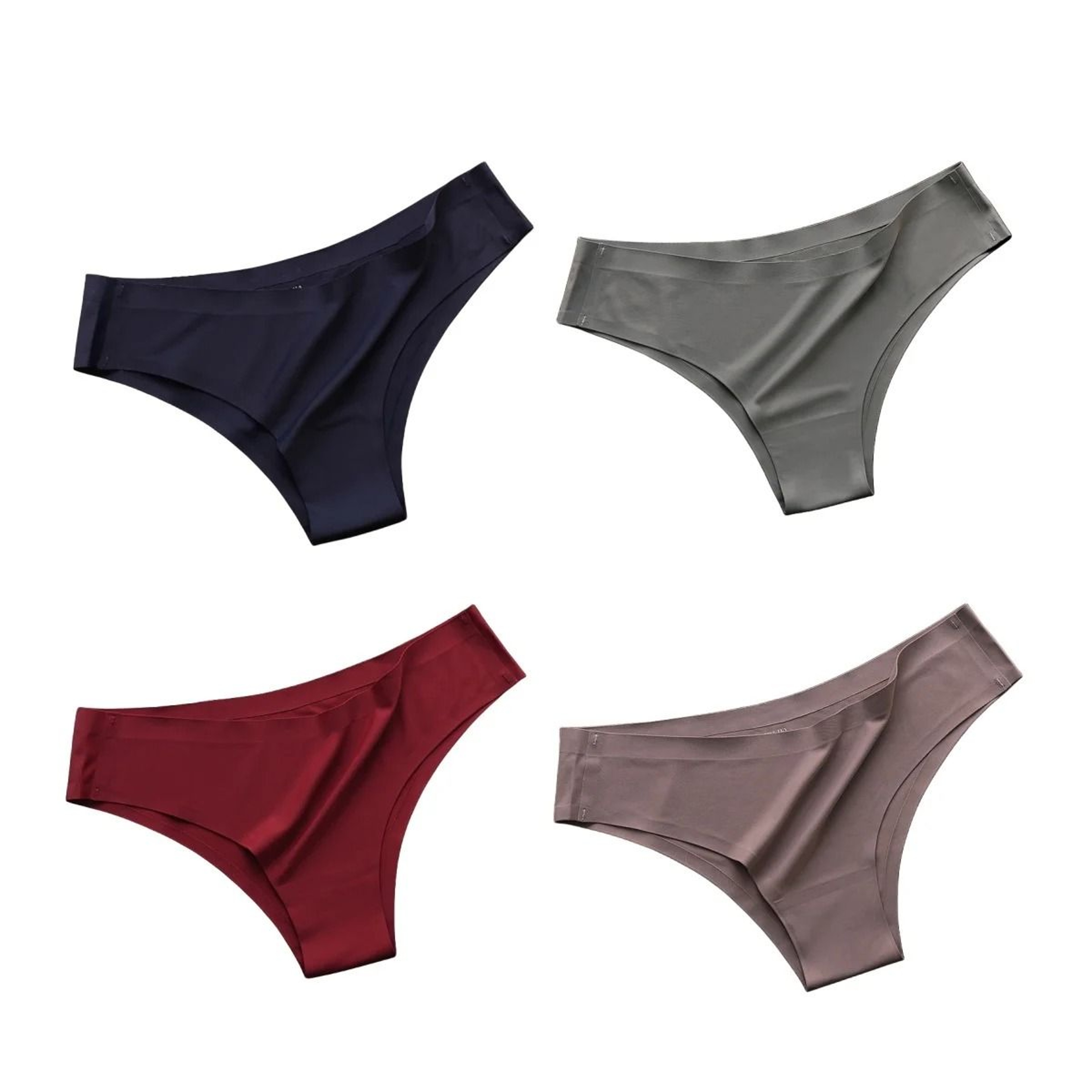 Seamless Ice Silk Panties For Women With Soft Low Waist Fit 14